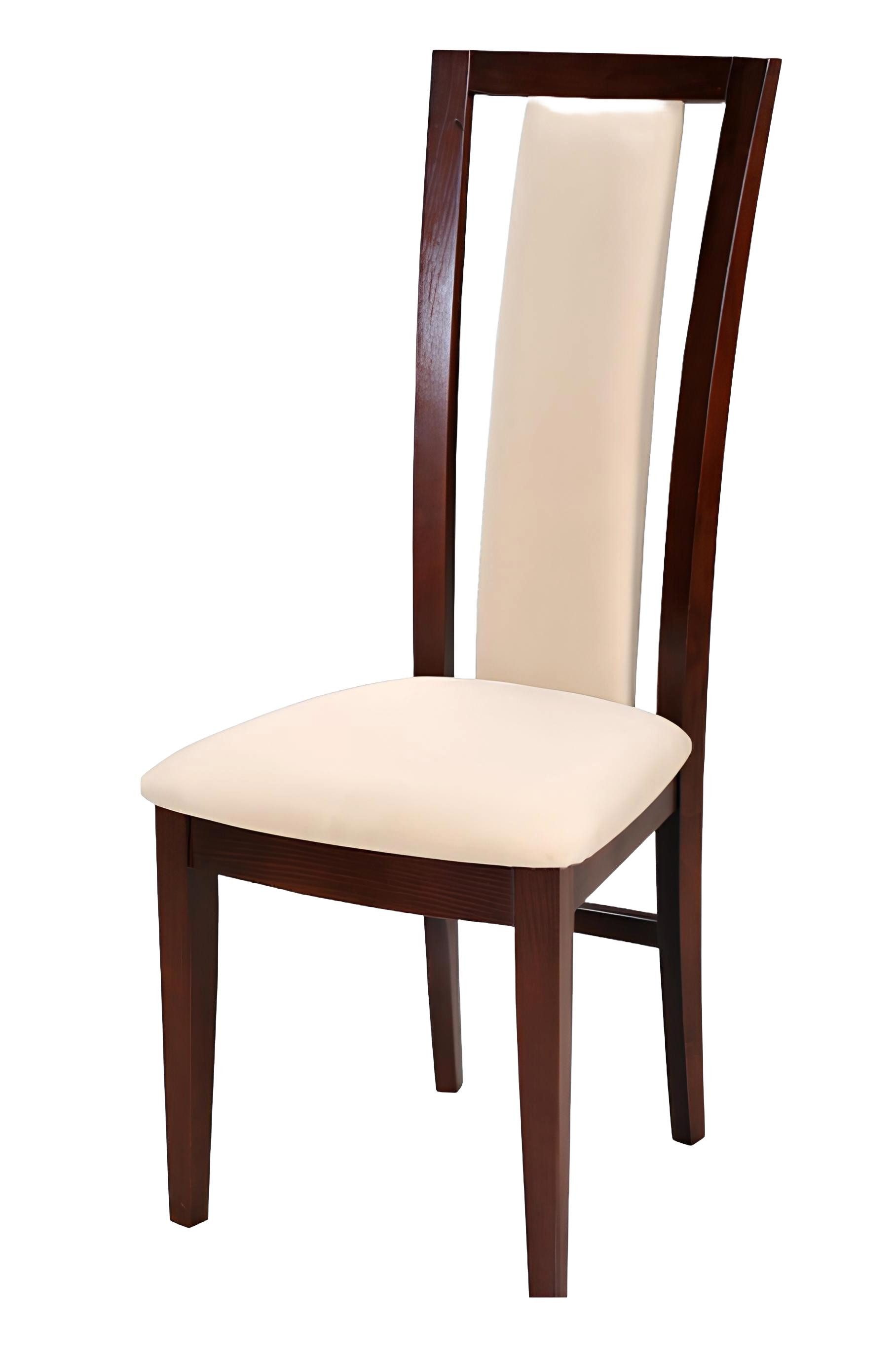 Xlmoebel Esszimmerstuhl Eleganter Holzstuhl mit gepolstertem Lederdesign und hohem Komfort, Hergestellt in Europa