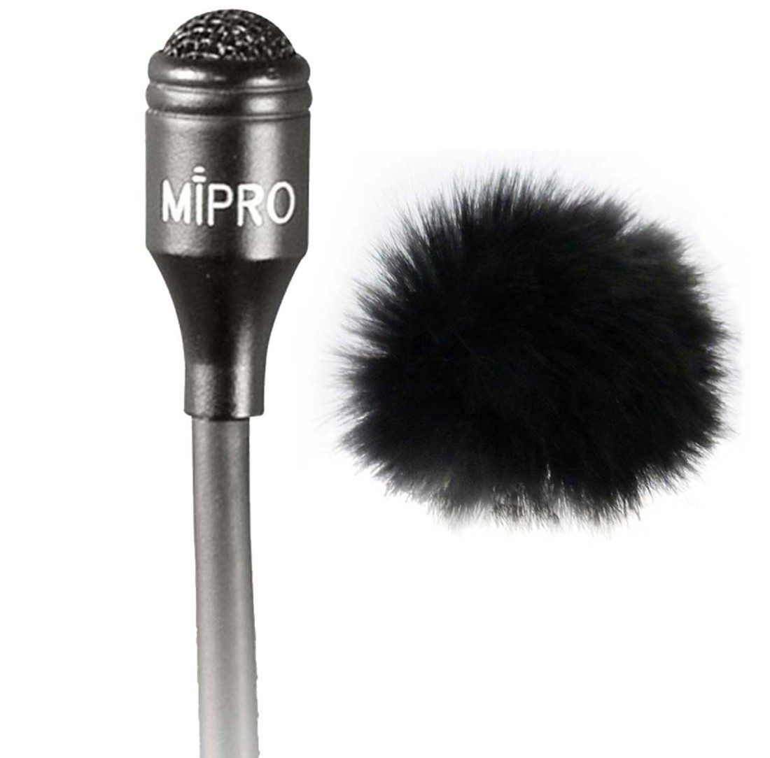 Mikrofon Mipro MU 55 L Lavaliermikrofon mit Windschutz