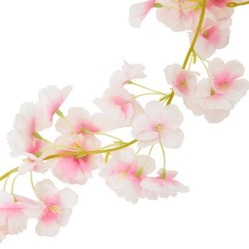 vidaXL Girlanden Künstliche Blumengirlanden 6 Stk Hellrosa 180 cm