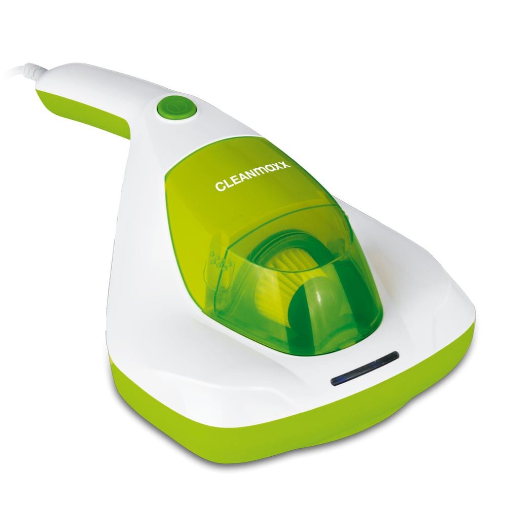 CLEANmaxx Matratzenreinigungsgerät Milben-Handstaubsauger Kompakt mit UV-C Licht, 300 W, mit Beutel, Saubere Matratzen Betten frei von Milben Bakterien Staub