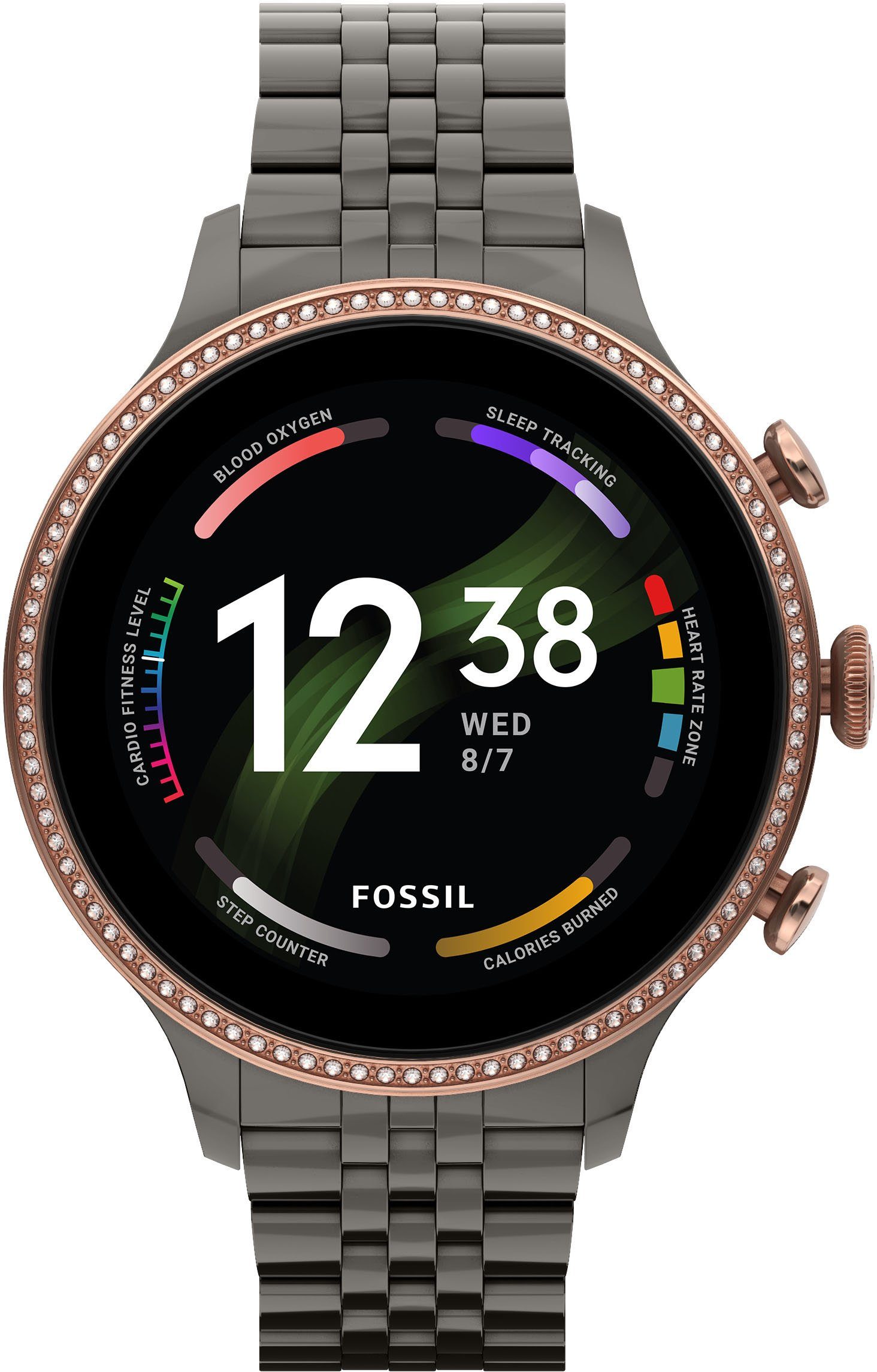 6, (Wear FTW6078 GEN OS by Smartwatches Fossil Smartwatch Google)