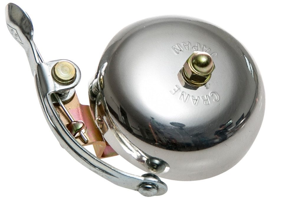 Crane Bell Co Fahrradklingel Suzu Polished Silver