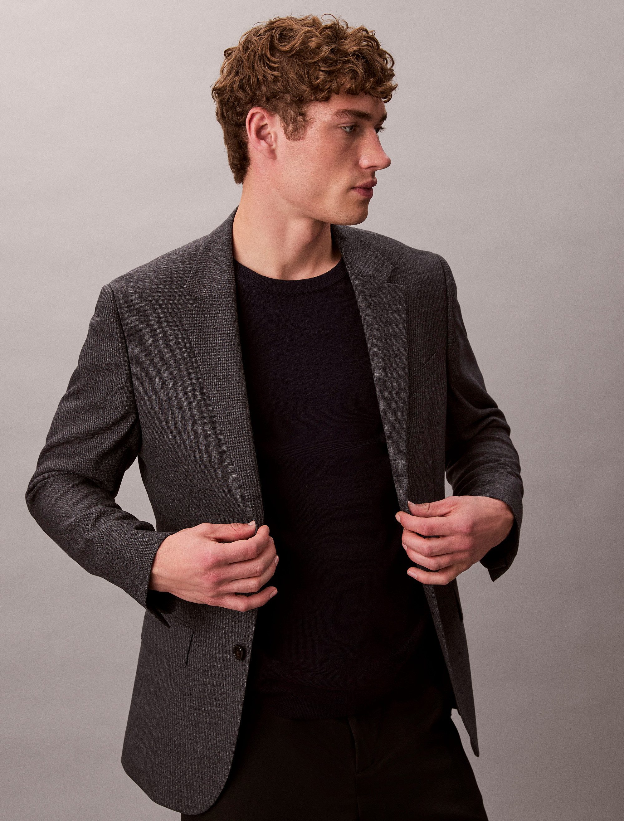 Calvin Klein Strickpullover LS 100% MERINO günstig online kaufen