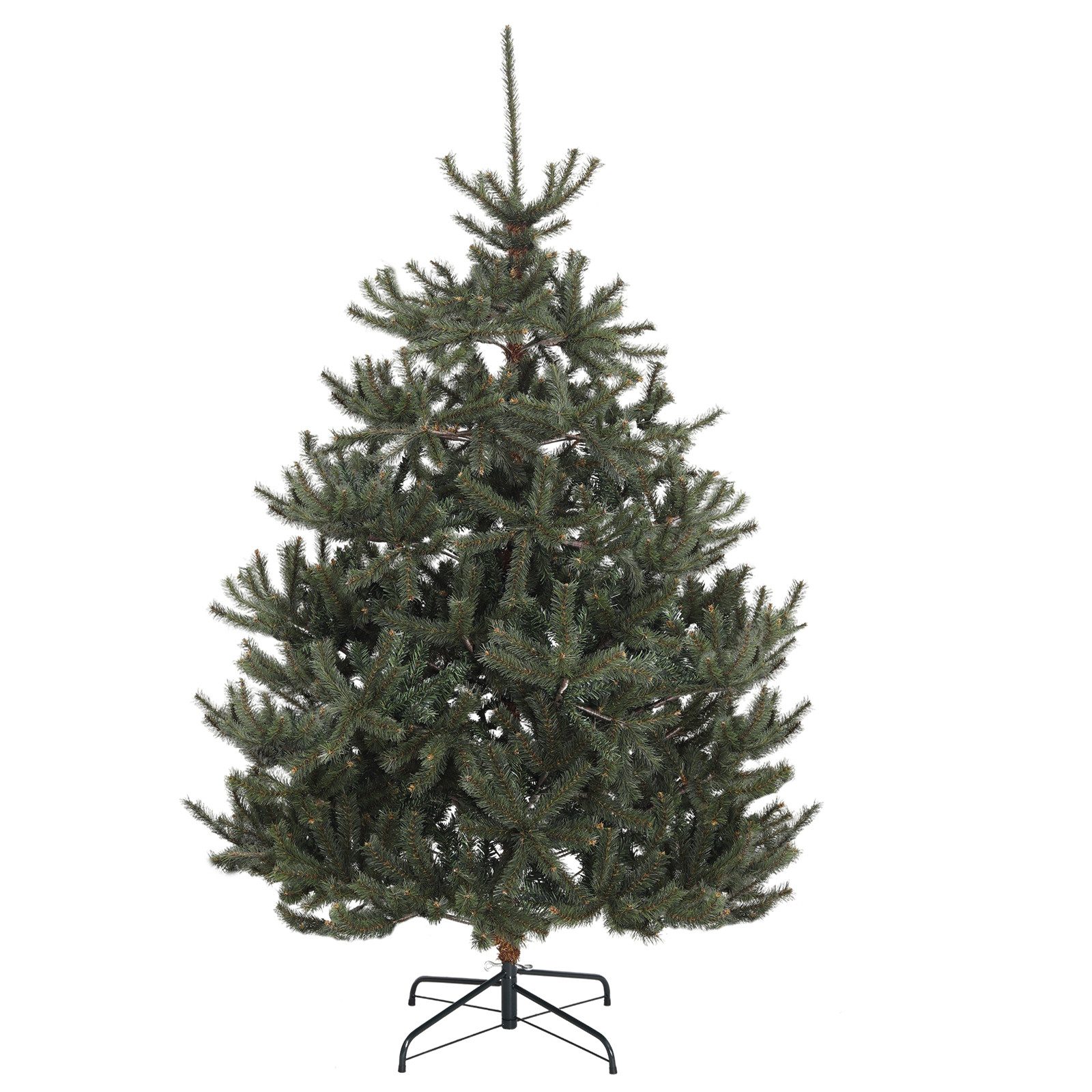 Salcar Künstlicher Weihnachtsbaum Ultra-realistische Nordmanntanne Weihnachtsbaum Künstlich Tannenbaum, Nordmanntanne, 180 cm mit 1118 Spitzen, sehr dicht, ohne Lücken