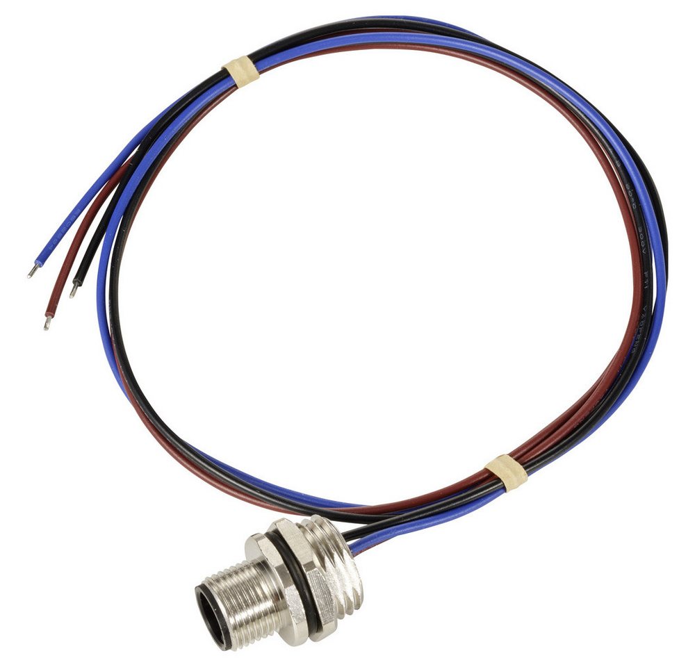 Thumbnail - TRU COMPONENTS Steckdose TRU COMPONENTS TC-12833204 Sensor/Aktor Einbaustecker M12 Stecker, Ein, TC-12833204