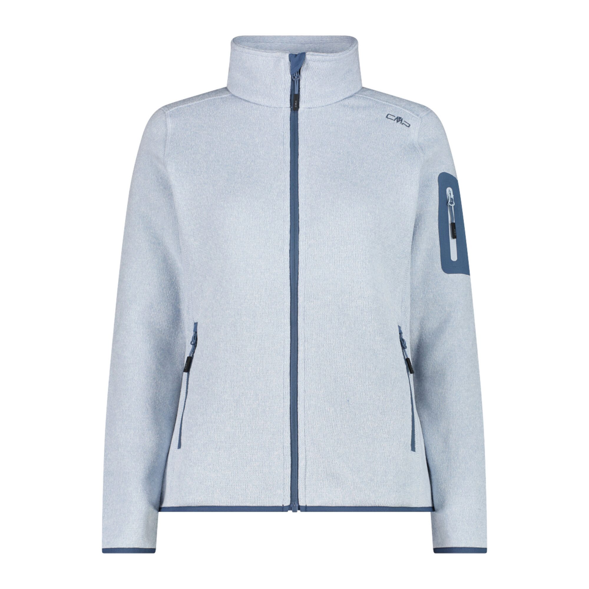 CMP Fleecejacke CMP Damen Jacke Knitted Melange Fleece Jacket 3H14746