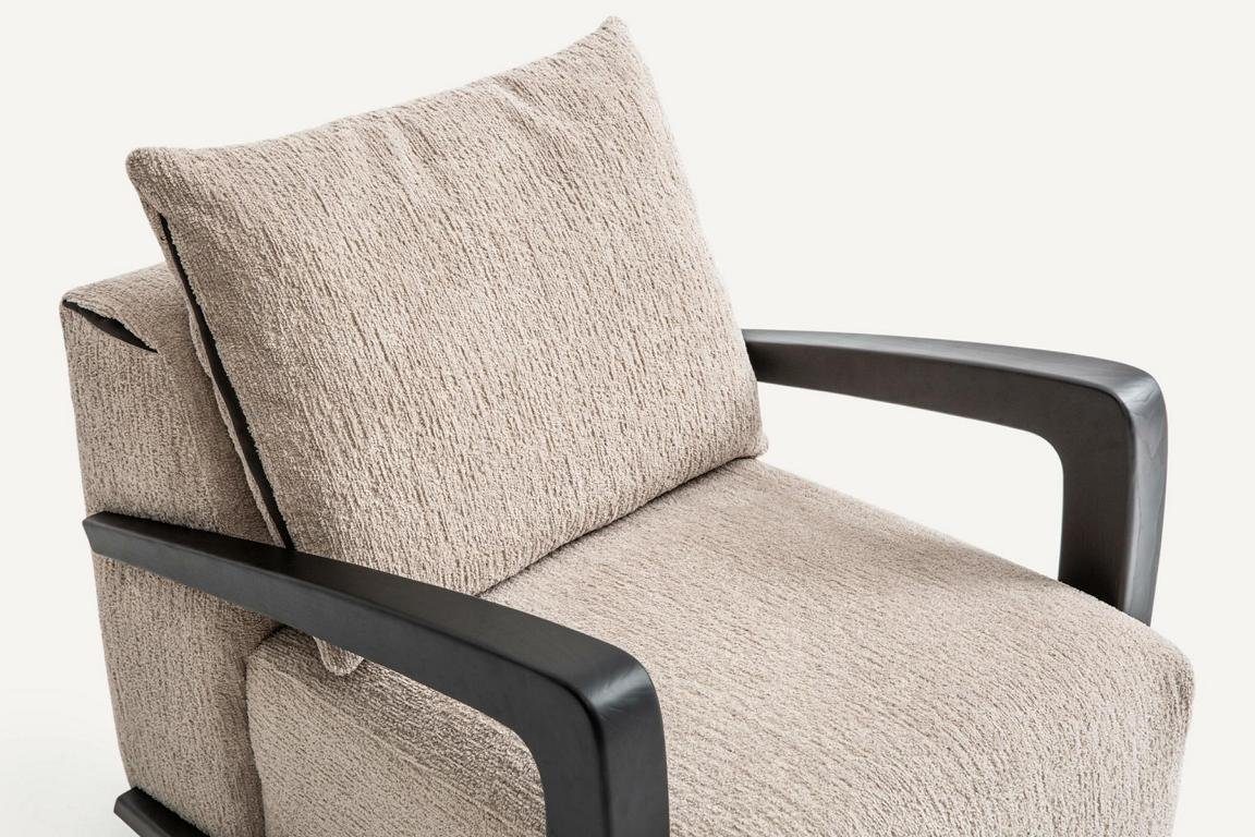 Couch + Moderne Sessel), L-Form JVmoebel 2x Sessel L-Form Eck (Nur Couch, Sofagarnitur Wohnzimmer-Set Europe Graue Ecksofa in Made mit