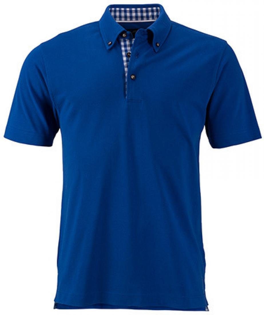 James & Nicholson Poloshirt Herren Traditional Polo / Feine Piqué-Qualität