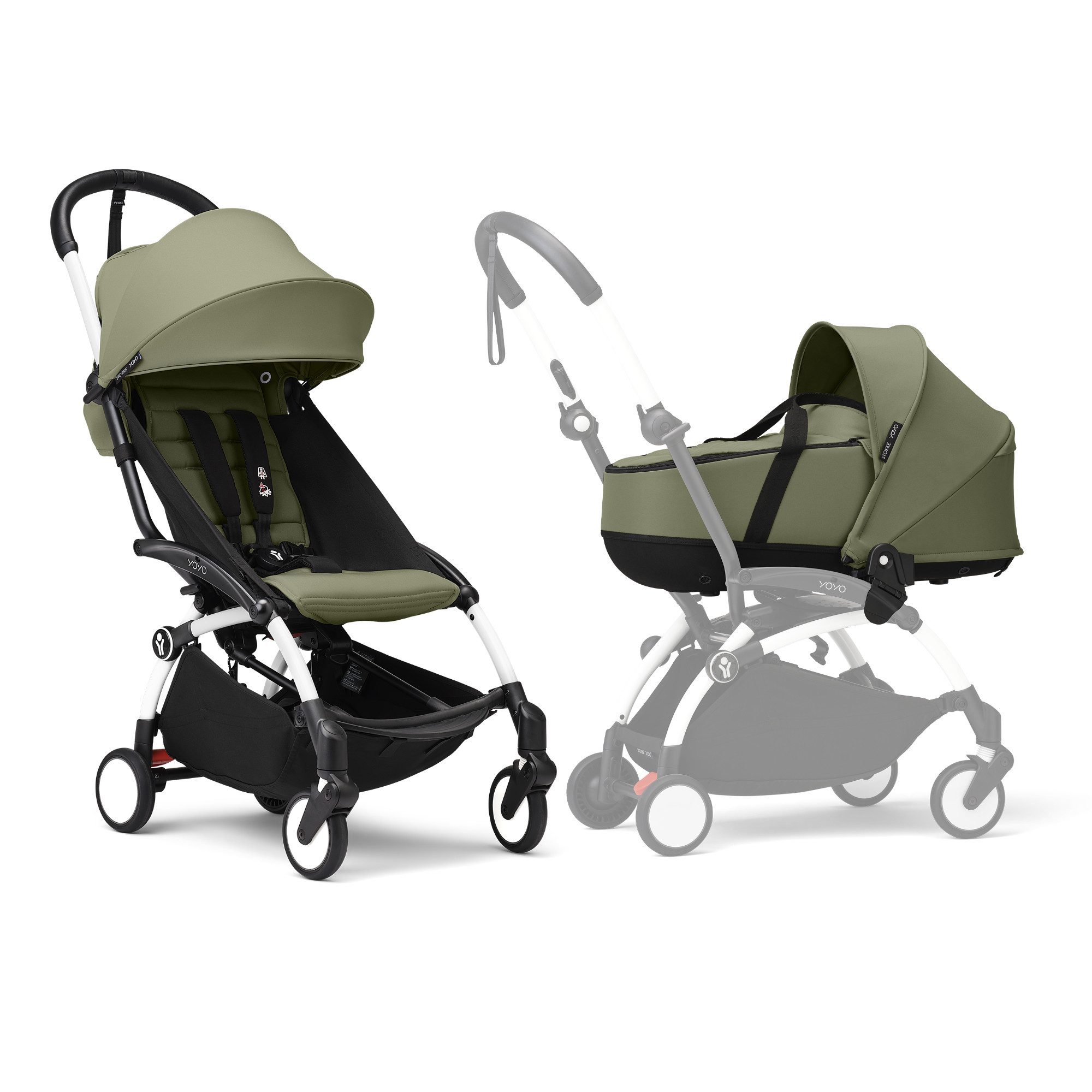 Stokke Kinder-Buggy YOYO³ Kinderwagen mit Liegewanne
