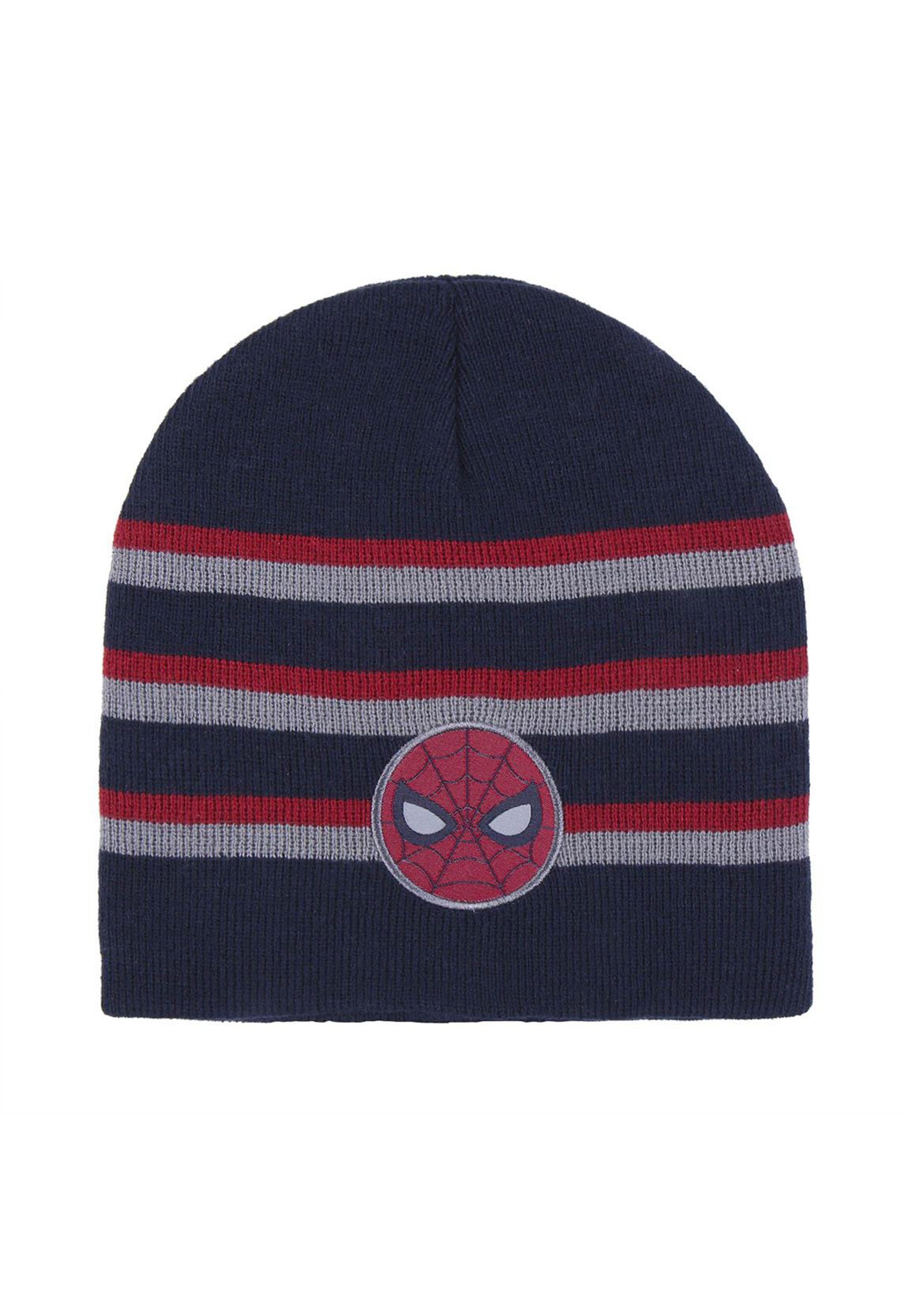 Spiderman Beanie Kinder Strickmützte Jungen Winter-Beanie-Mütze