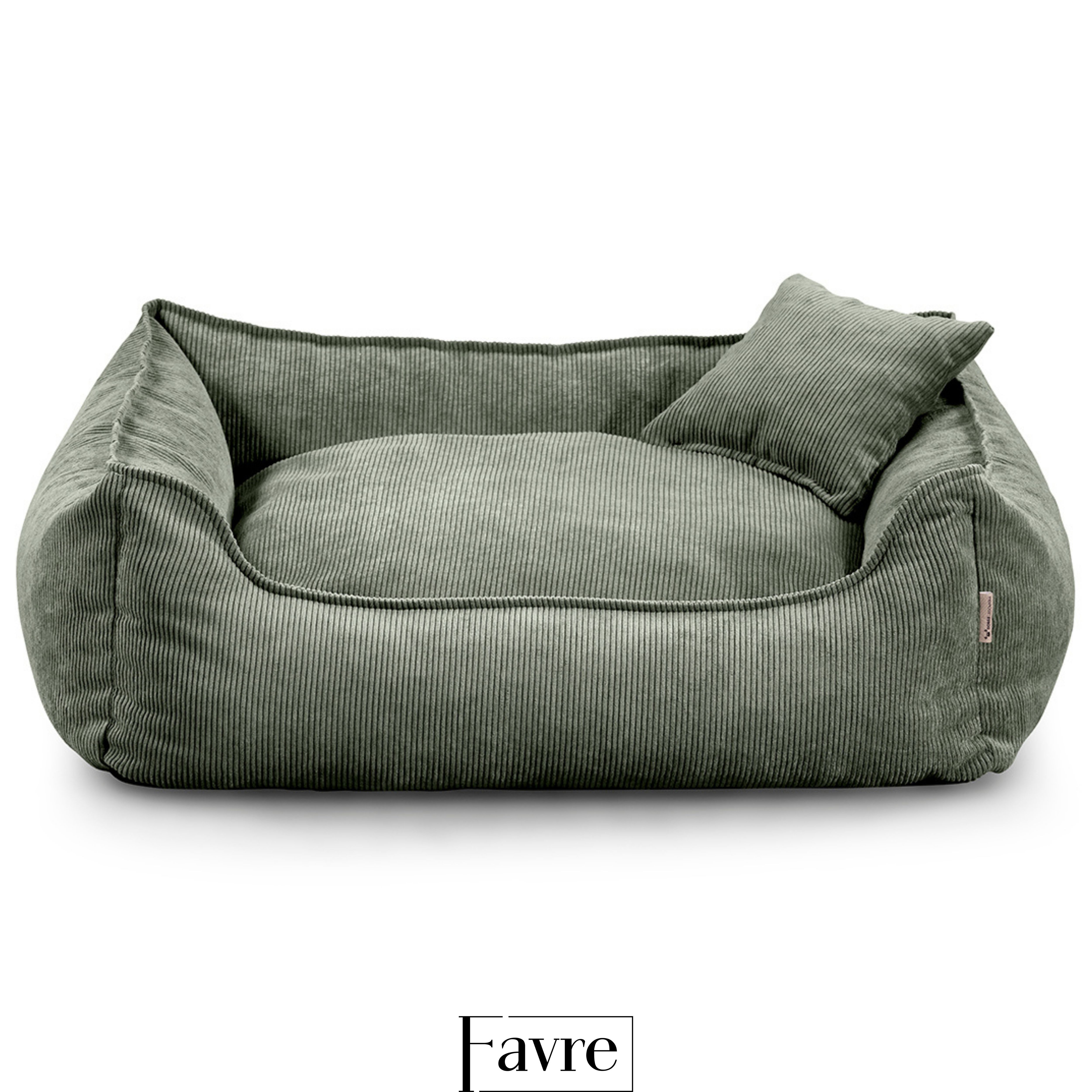 FAVRE Tierbett Hundebett Lucky mit abnehmbarem, waschbarem Cord-Bezug, 100% günstig online kaufen