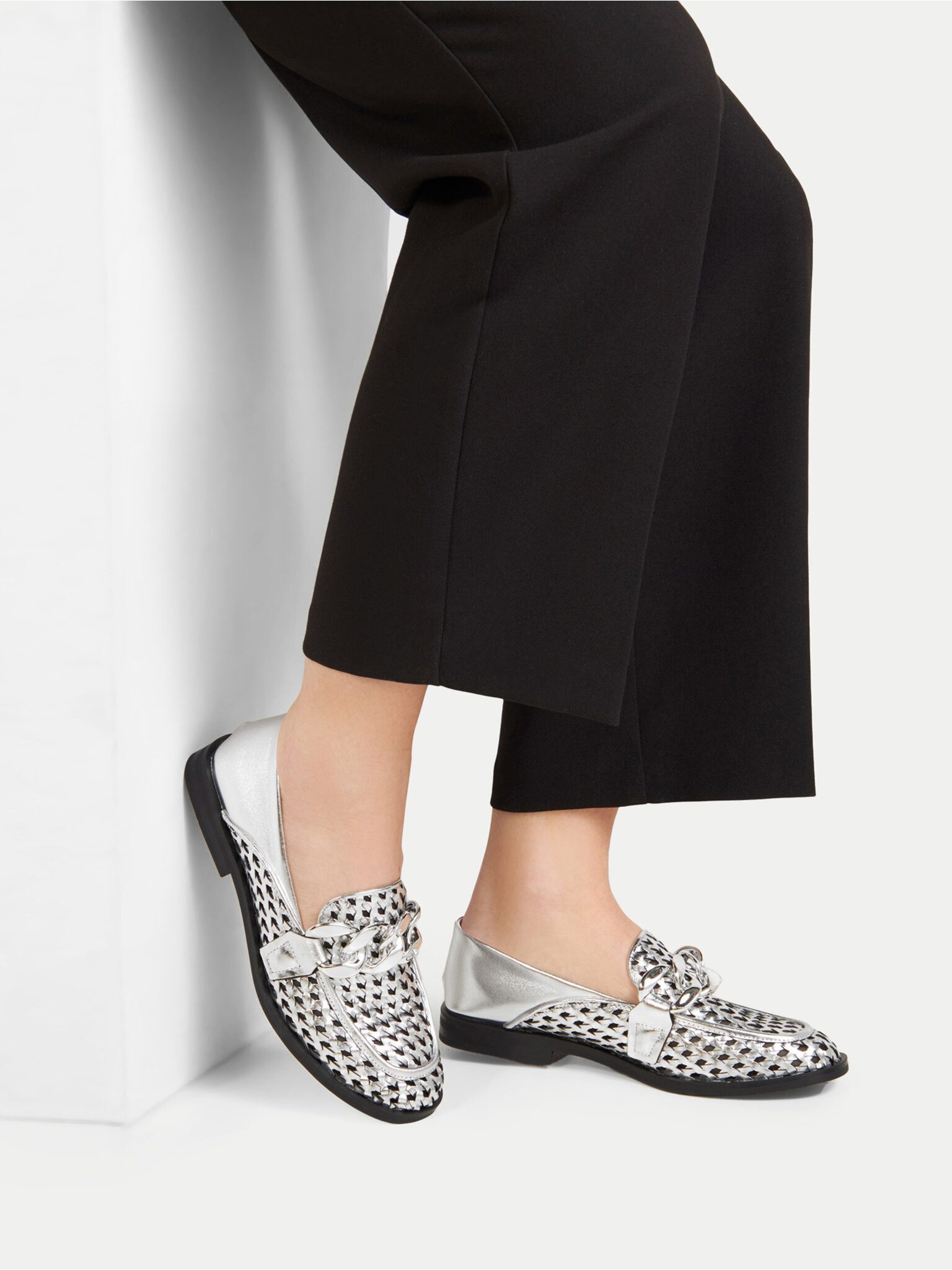 Badura Badura Frauen-Moccasins Silber CALLA-V179217-325 Mokassin