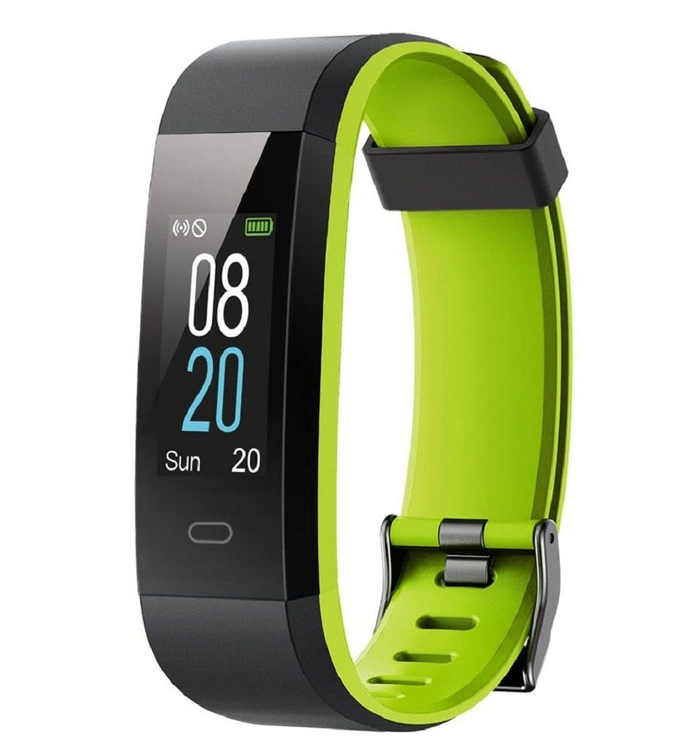 Wasserdicht Smartwatch Pulsuhr Armband Uhr Fitness Tracker mit Pulsmesser 