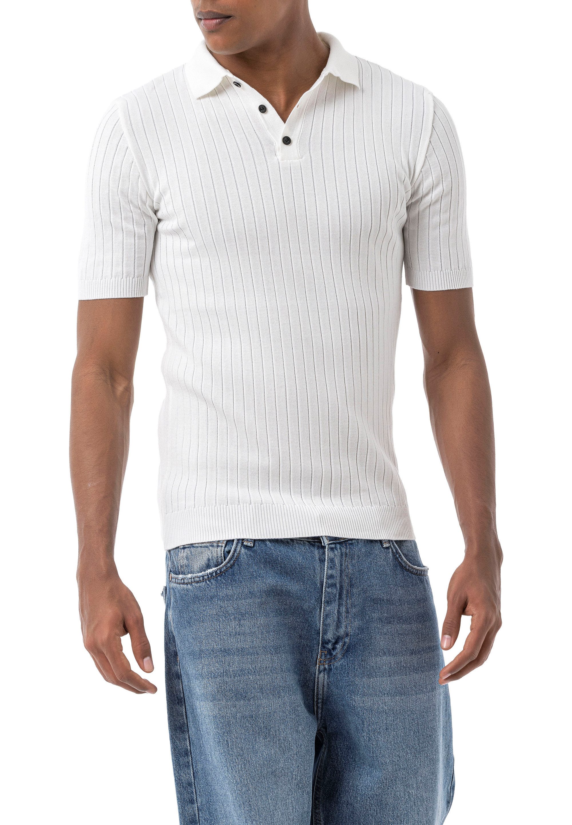 RedBridge Poloshirt by Tarz Cool - Feinstrick, mit Knopfleistem, eleganter günstig online kaufen