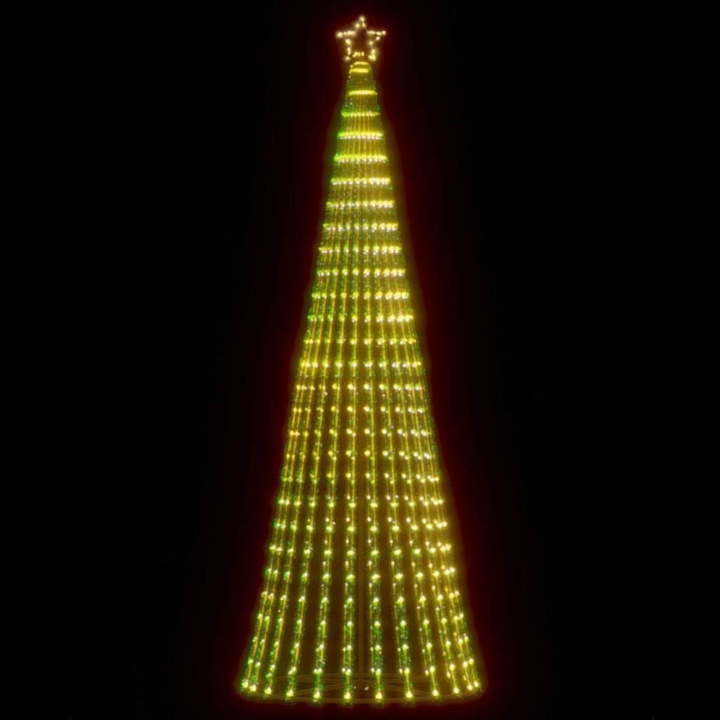 vidaXL Außen-Wandleuchte, LED Weihnachtsbaum 475 LEDs Warmweiß 247 cm günstig online kaufen