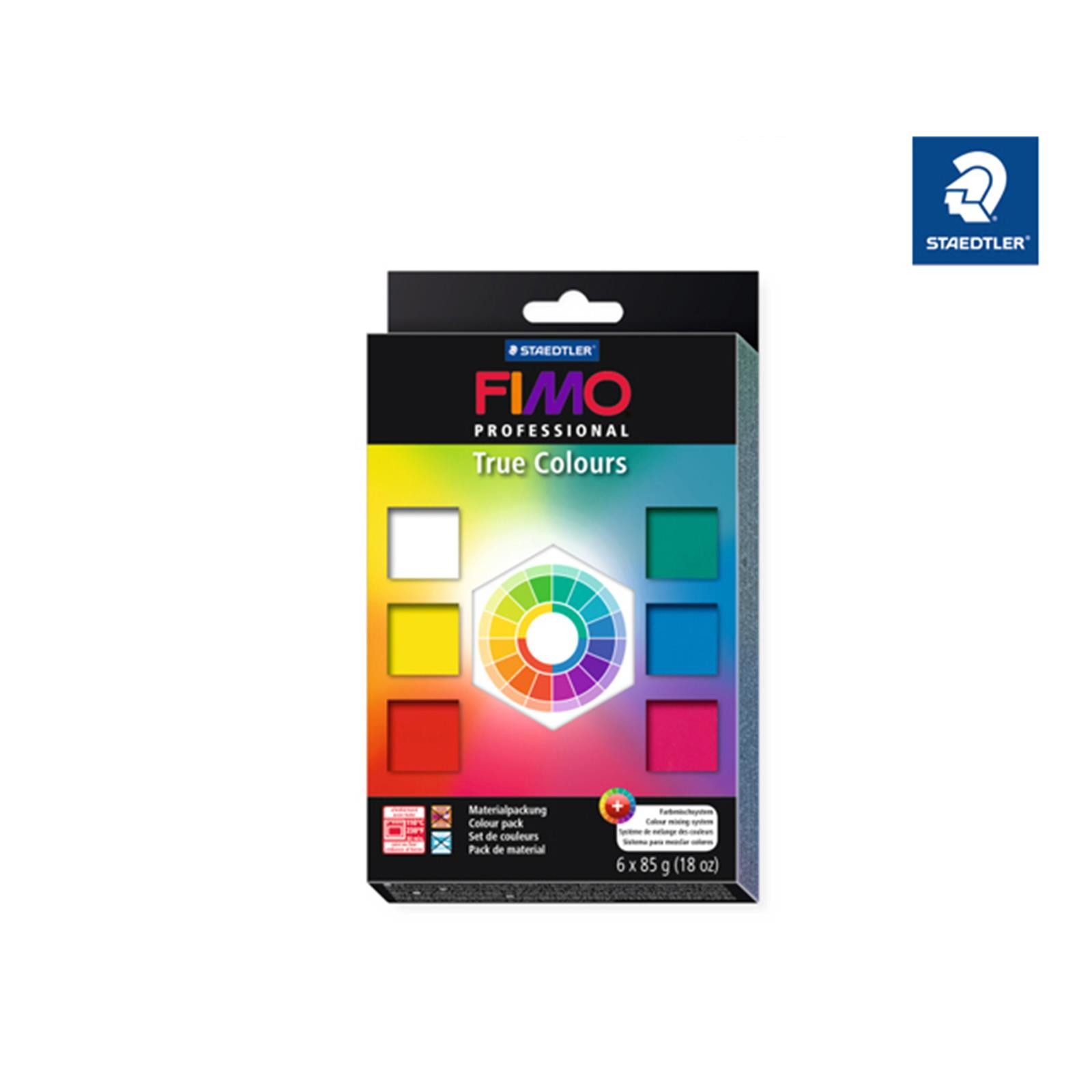 STAEDTLER Глина STAEDTLER FIMO professional 8003 Глина-Set - True Colours -