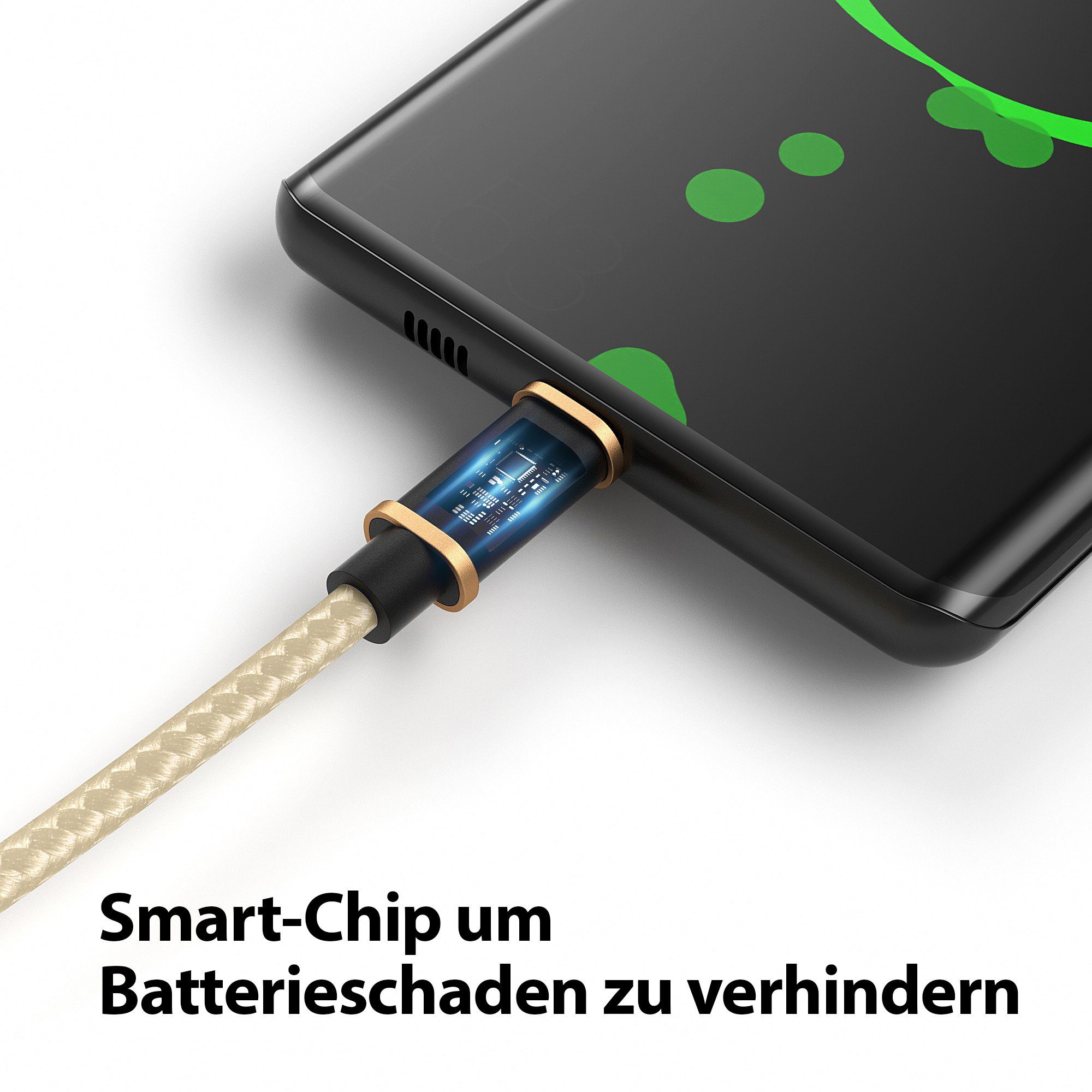 JAMEGA Micro USB Kabel Ladekabel Daten für Tablet Samsung Huawei PS4 XBOX LG USB-Kabel, USB, Micro USB, (100 cm) – Bild 5 von 5