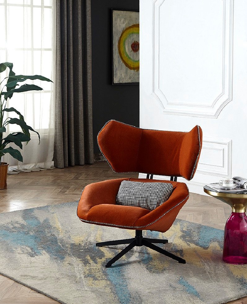 Xlmoebel Loungesessel Luxus Relaxsessel aus Stoff im modernen Design (Sessel), Hergestellt in Europa