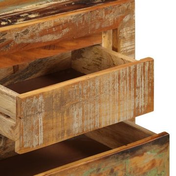 tinkaro Sideboard BRUNI Recyceltes Massivholz Kommode Braun/Mehrfarbig