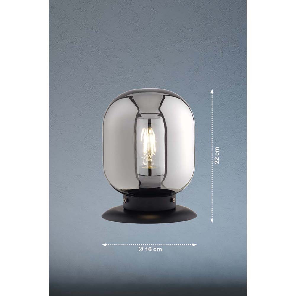Schwarz etc-shop Nachttischlampe H LED Tischleuchte, Tischleuchte Beistelllampe Schreibtischlampe