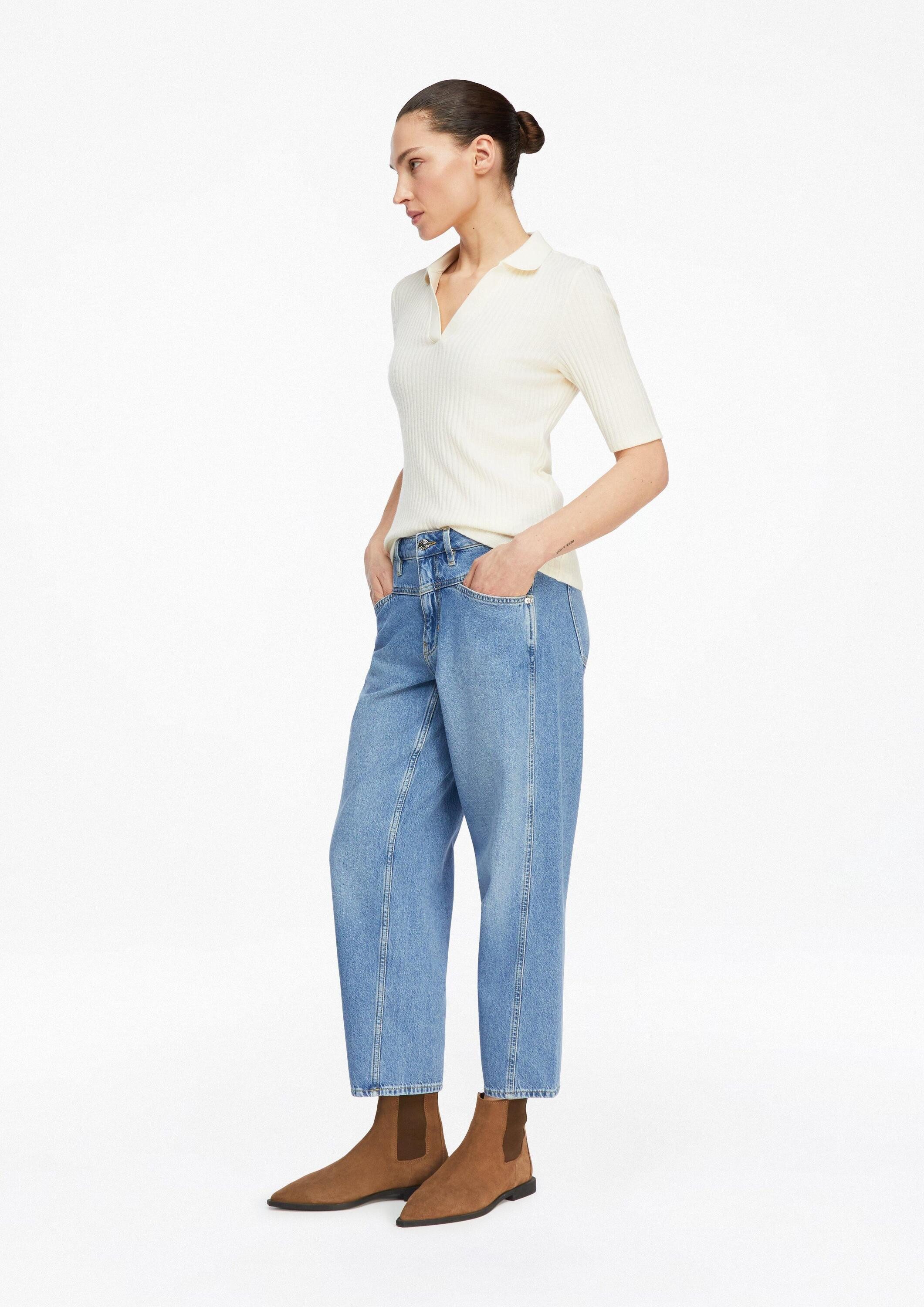 comma Weite Jeans Jeans-Hose Barrel Leg Jeans im Relaxed Fit – Bild 5 von 5