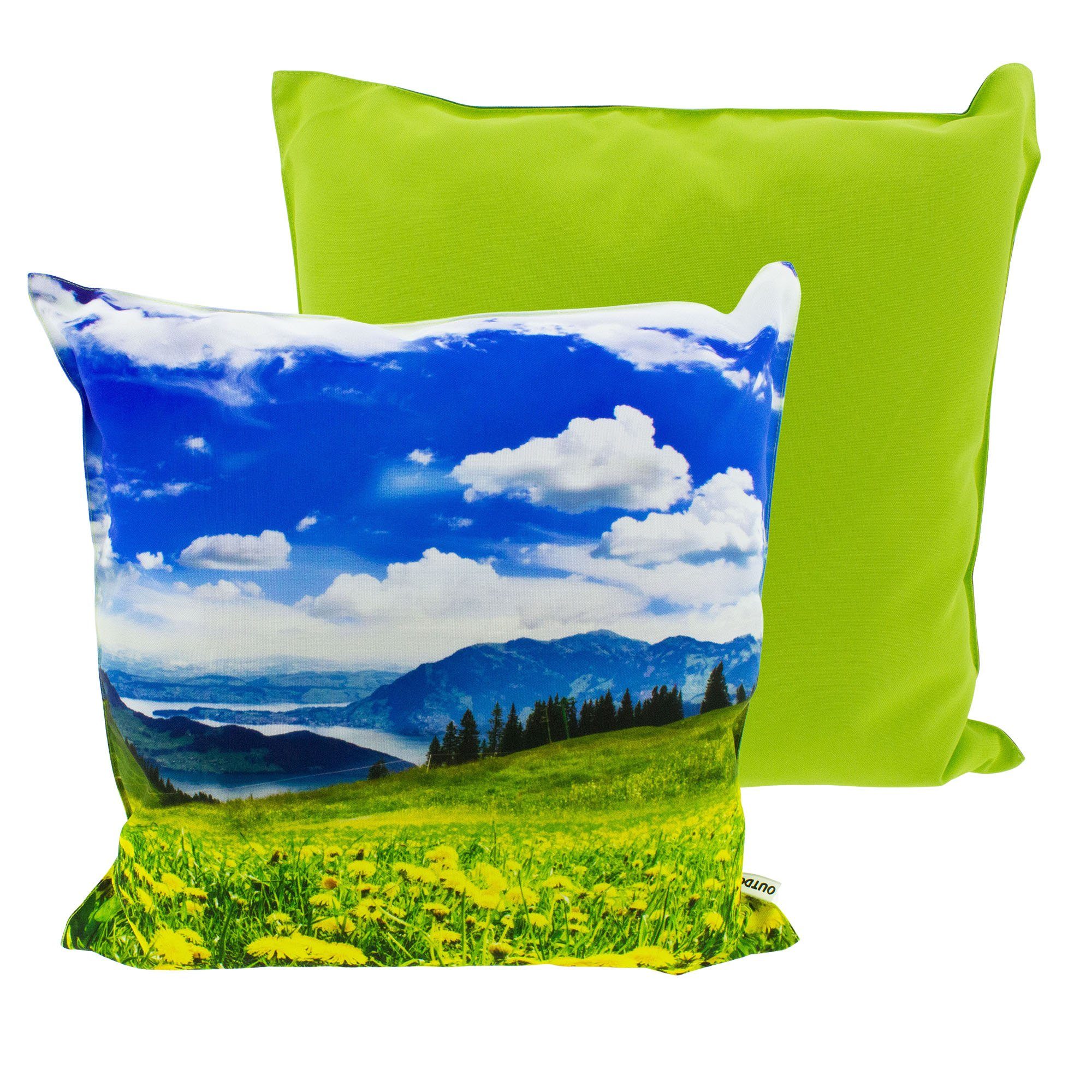 Annastore Dekokissen Kissen für Draußen inkl. Füllung 45 x 45 cm Mit
