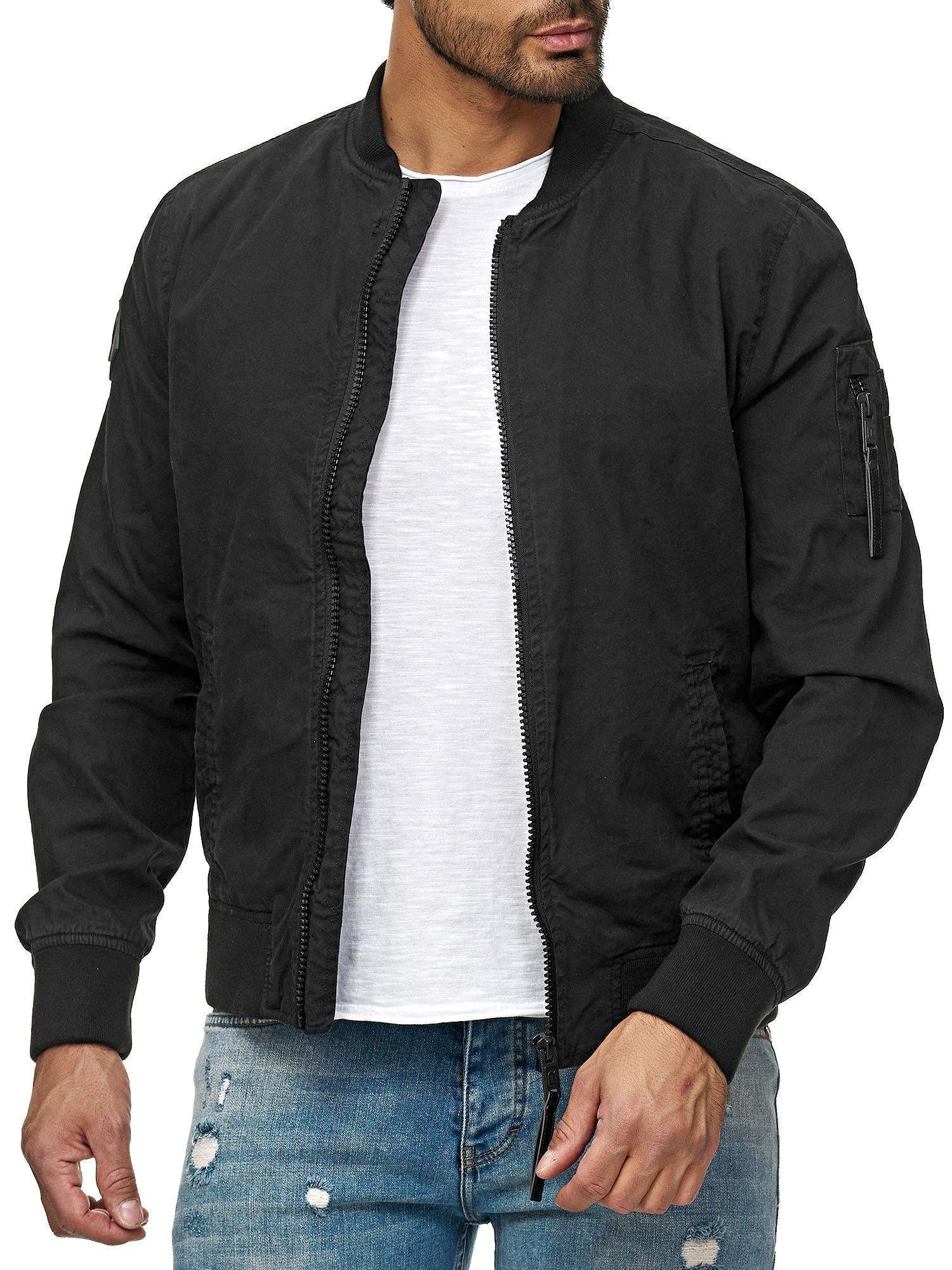 RedBridge Softshelljacke Premium Übergangsjacke Hochwertige Baumwolle Schwarz