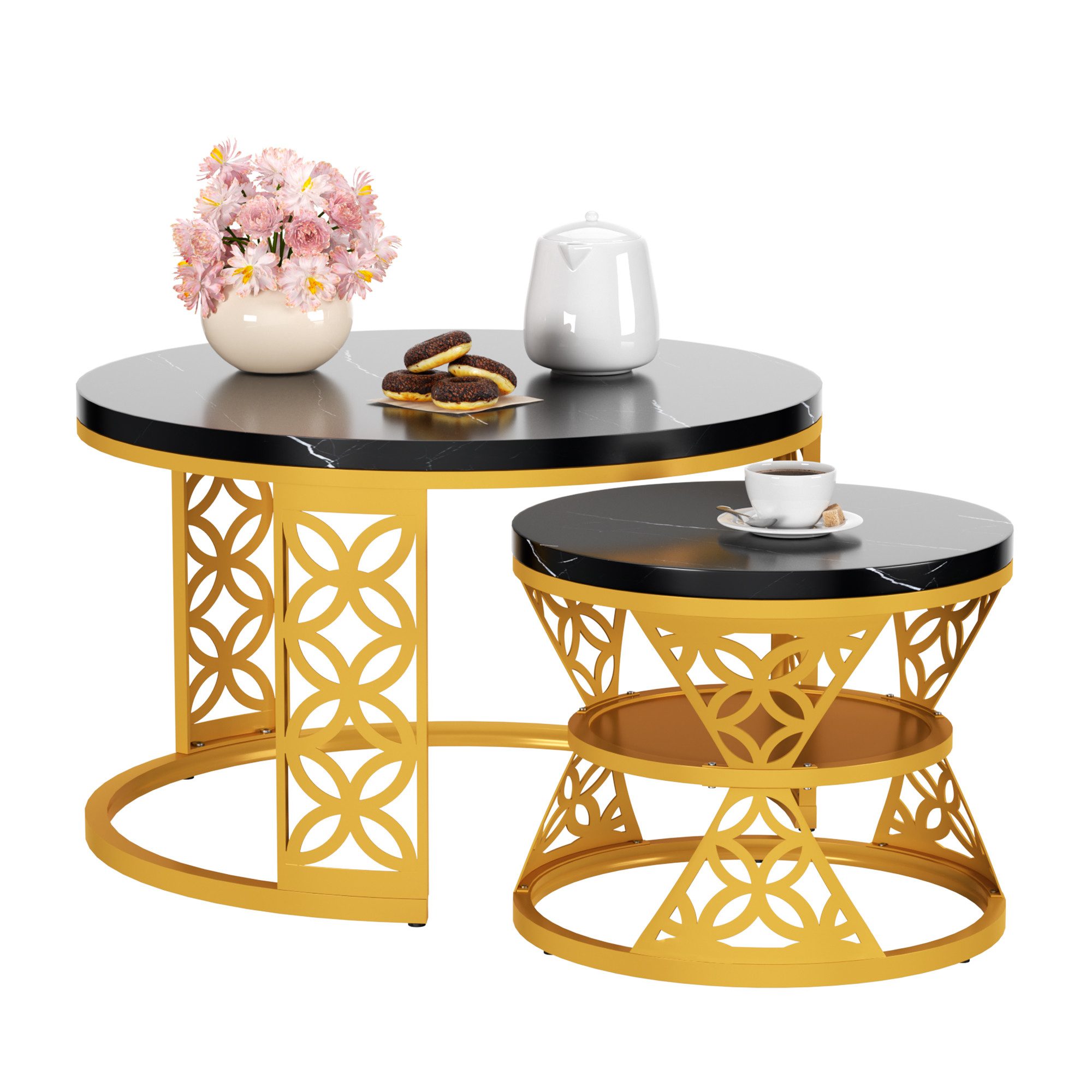 REDOM Couchtisch und 2er Set, Beistelltisch günstig online kaufen