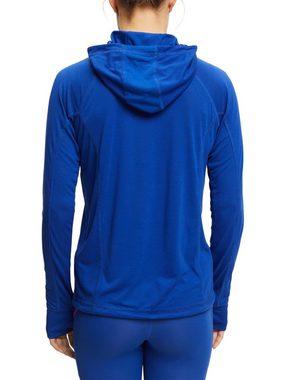 esprit sports Langarmshirt Longsleeve mit Kapuze, LENZING™ ECOVERO™ (1-tlg)