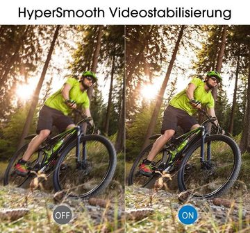 Akaso V50 Elite Action Kamera - 4K/60fps, Bildstabilisierung, Action Cam (IEEE 802, Wasserdichte Tasche, umfangreiches Zubehör und 32G Speicherkarte)