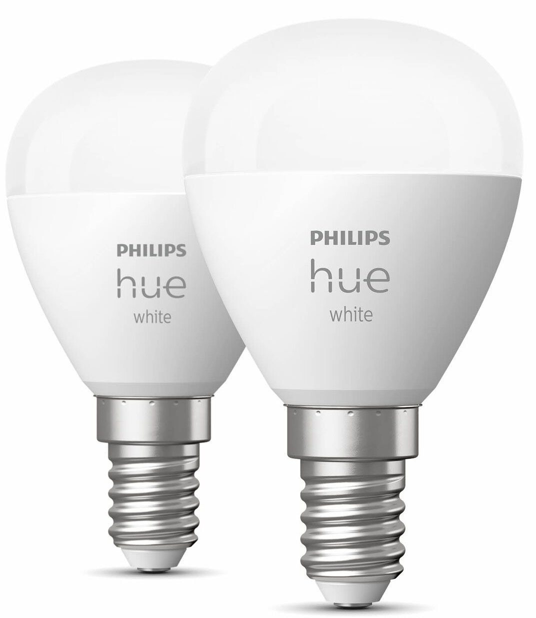 Philips Hue LED-Leuchtmittel White E14 Luster Doppelpack 2x470lm!, E14, 2 St., Warmweiß