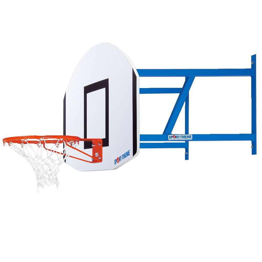 Sport-Thieme Basketballständer Basketball-Wandanlage School, Einfache und schnelle Wandbefestigung