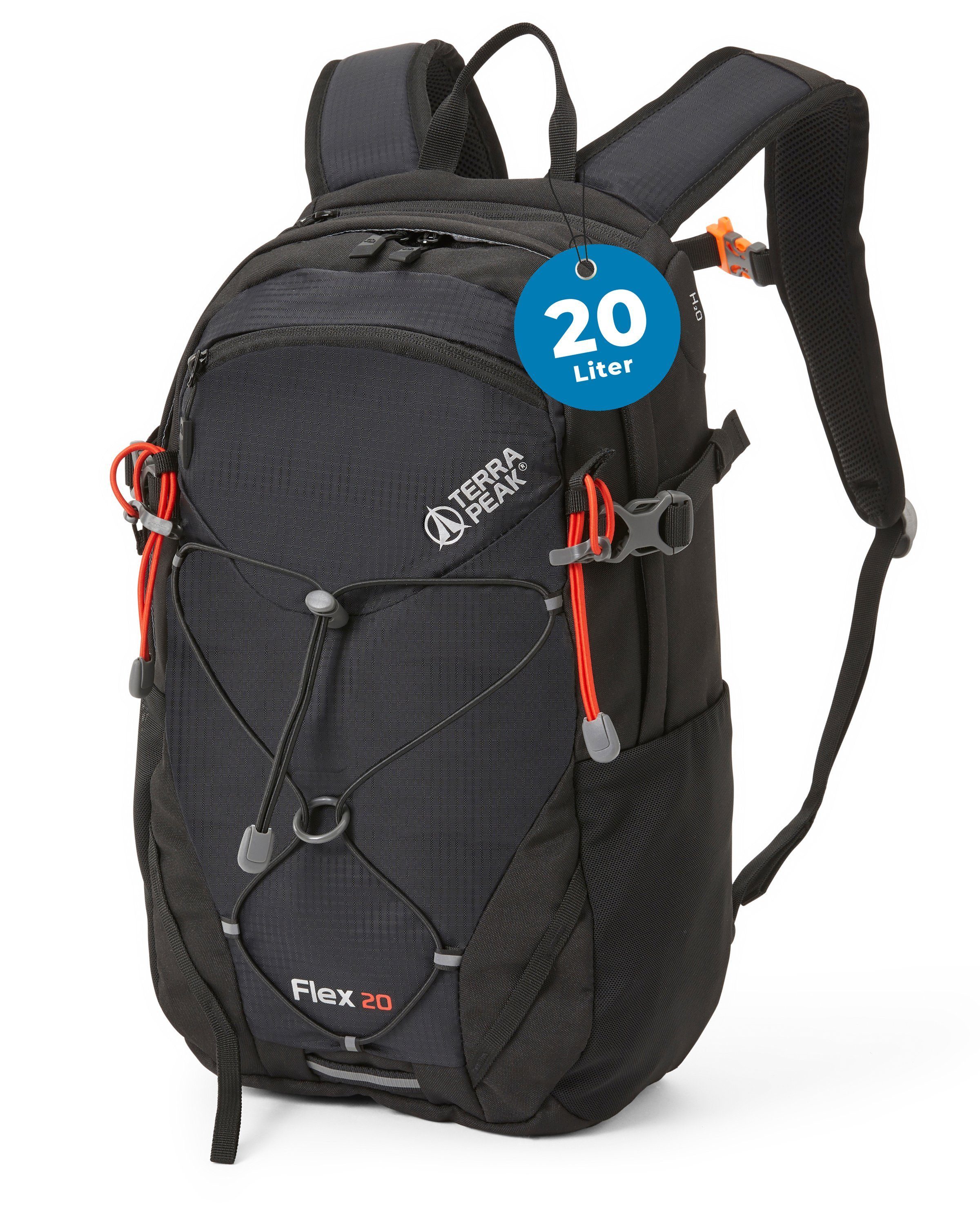 Terra Peak Wanderrucksack Flex 20, 20L klein mit YKK Reißverschluss Trekkin günstig online kaufen