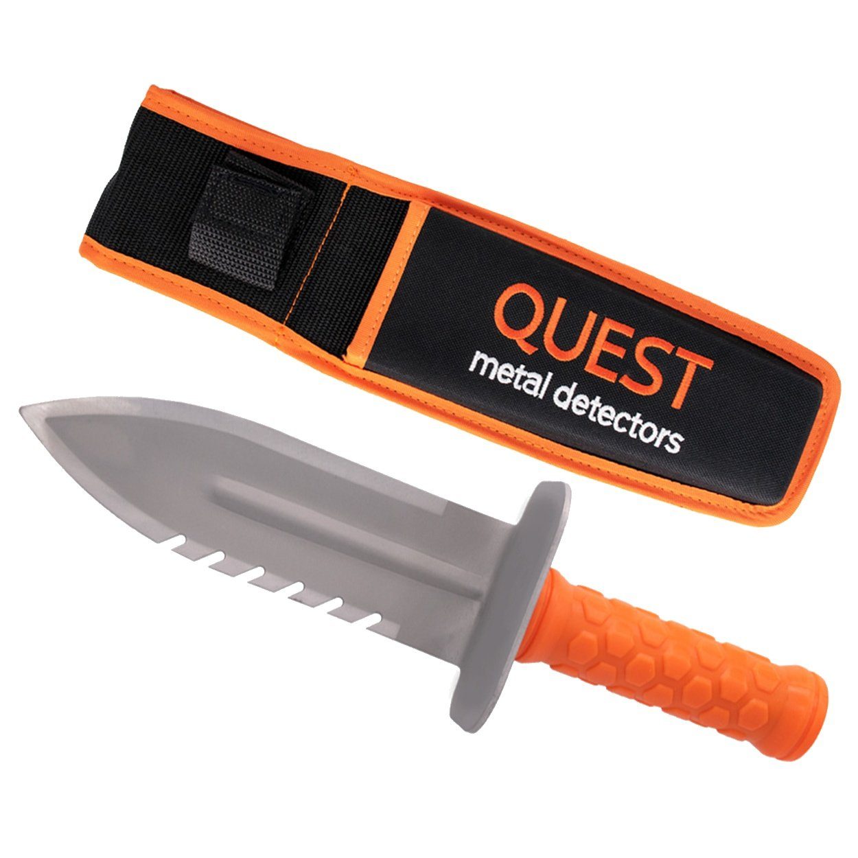 Quest Metalldetektor XPointer + Grabungsmesser + Fundtasche