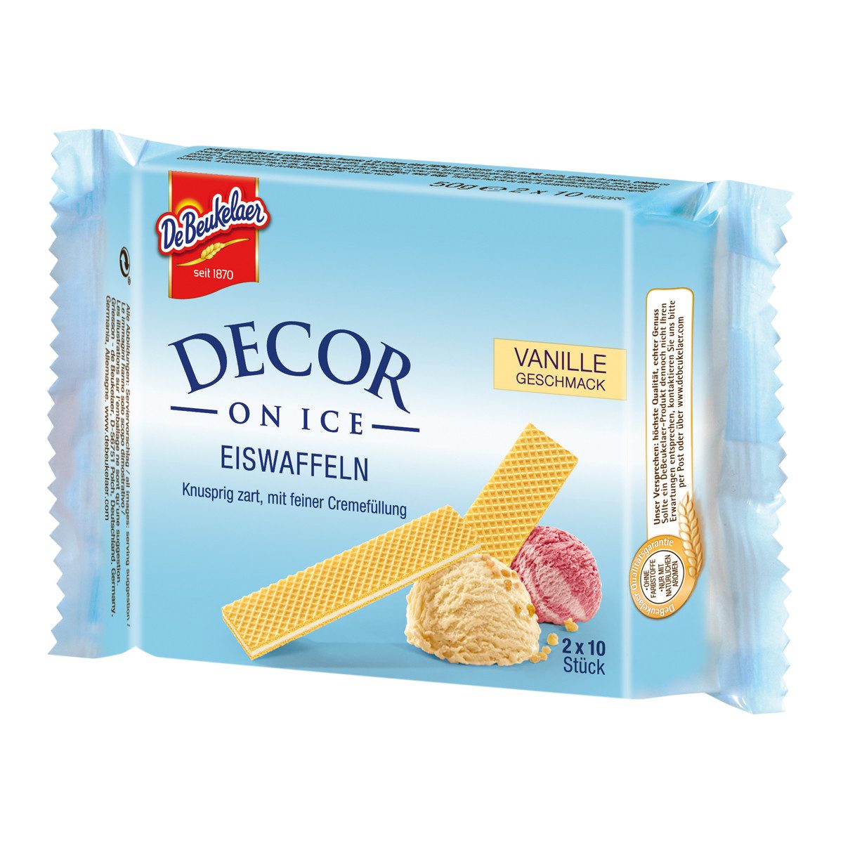 De Beukelaer Kekse, De Beukelaer Premium Waffeln Vanille