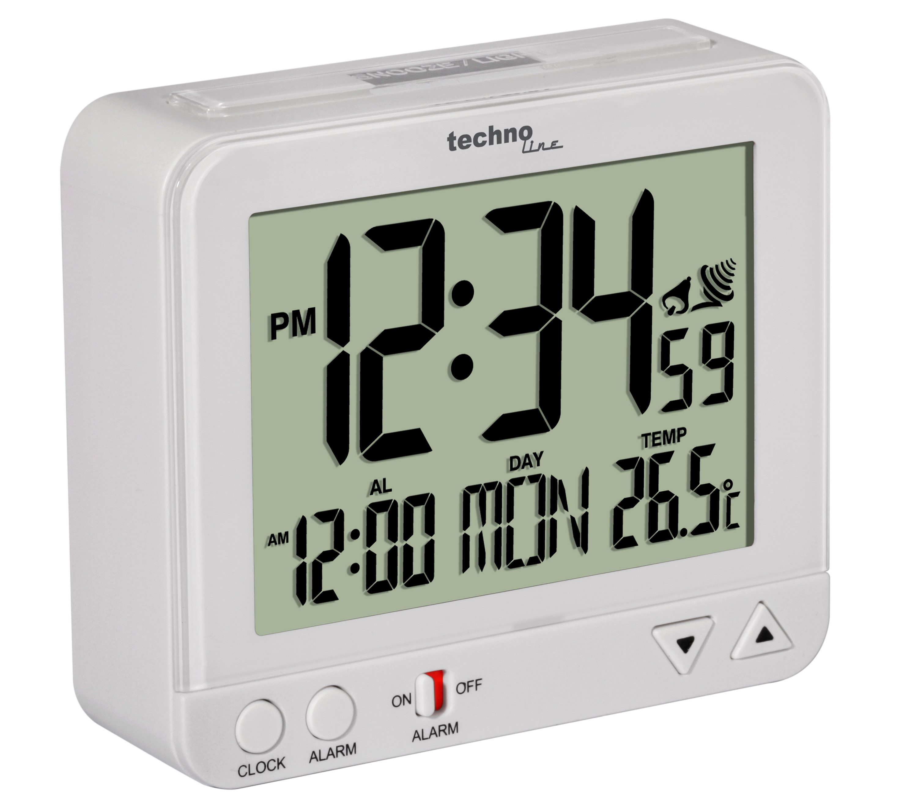 technoline Funkwecker WT 195 mit Nachtlicht-Funktion – Bild 3 von 5