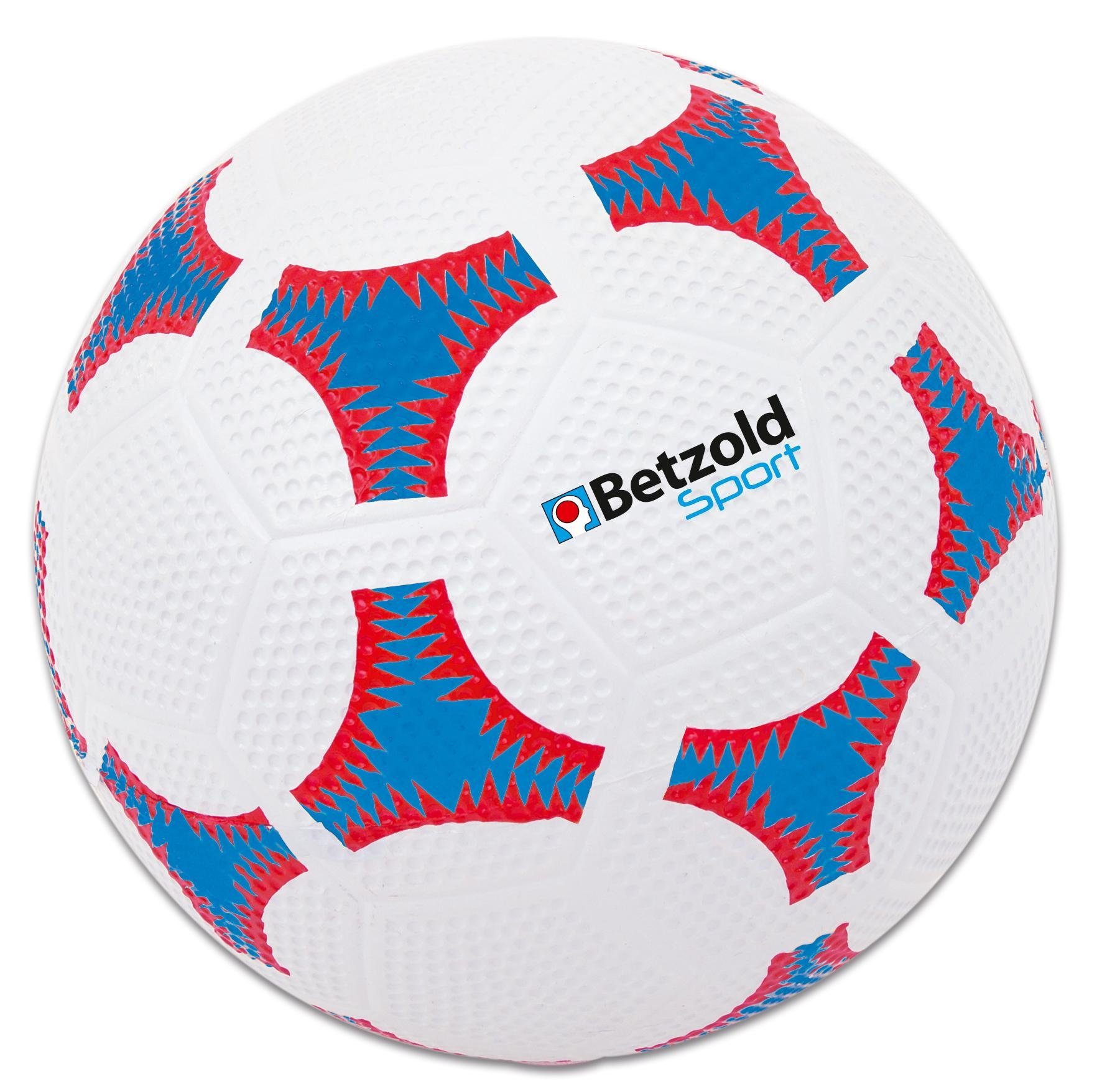 Betzold Sport Bälle robust hochwertige Besonders Fußball Größe - 5, blau Fußbälle in Fußball Schulhof