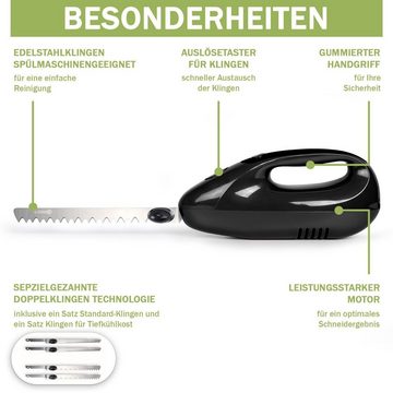 bmf-versand Elektromesser Elektromesser für die Küche Elektrisches Messer Brot Fleisch 150 Watt, 150,00 W