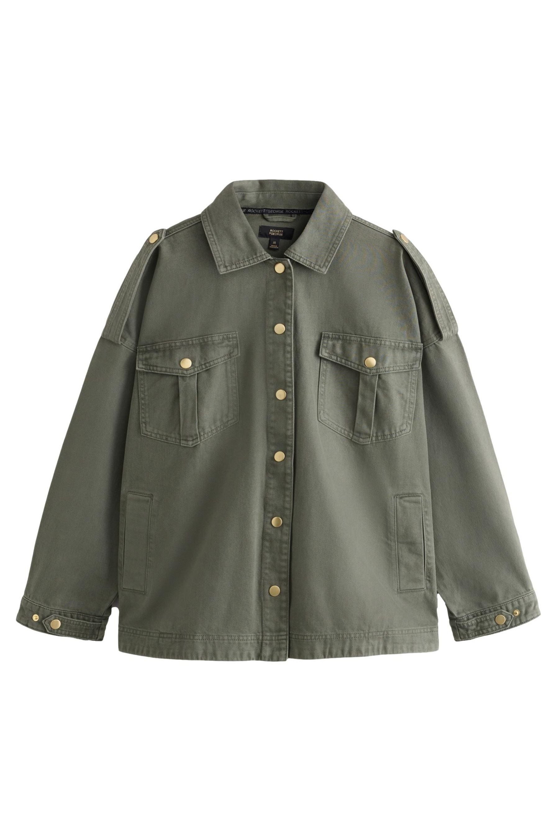 Rockett St George Hemdjacke Rockett St George Jacke im Utility-Stil (1-St)
