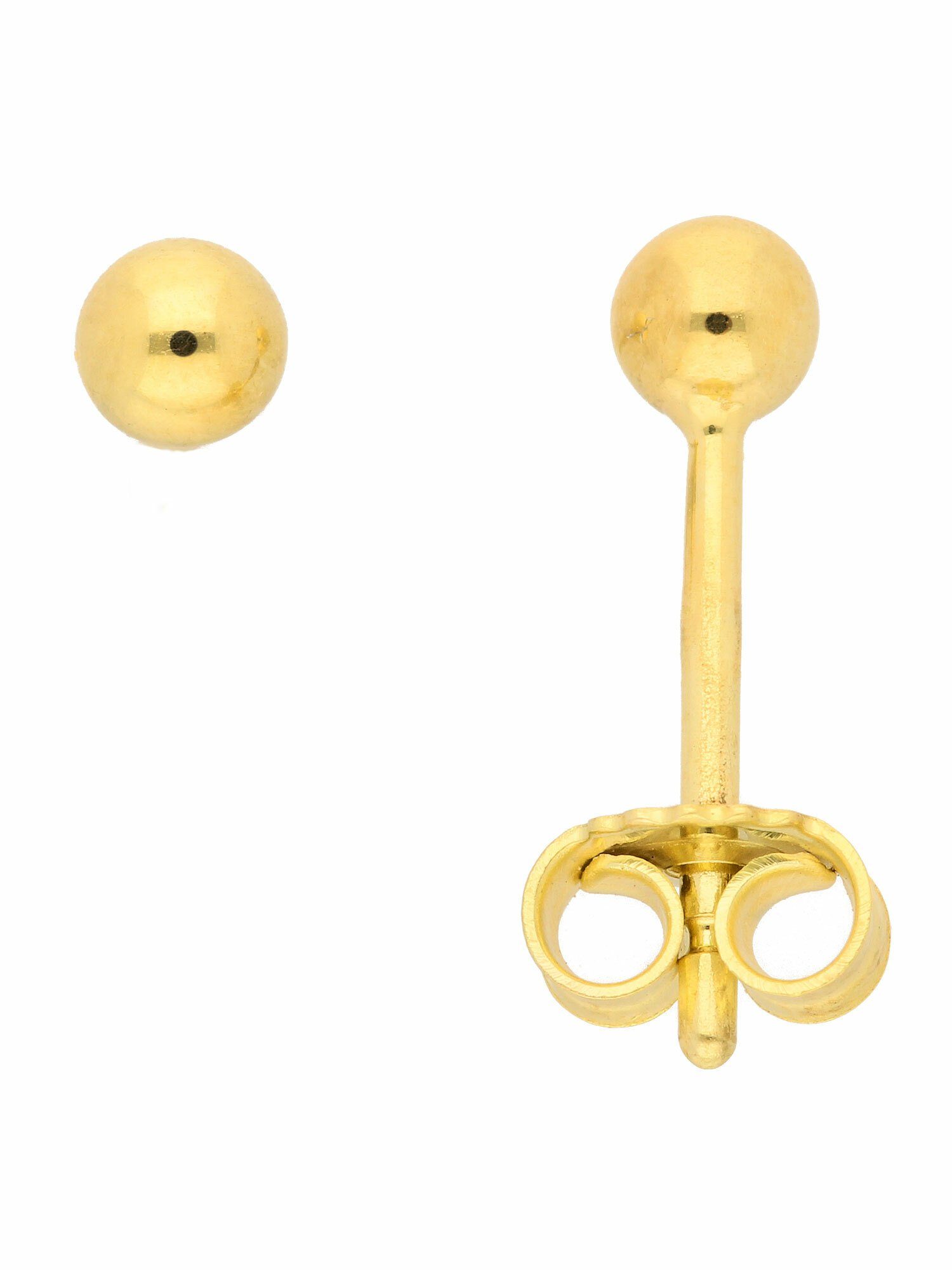 Damen Schmuck Adelia´s Paar Ohrhänger 1 Paar 333 Gold Ohrringe / Ohrstecker Ø 3 mm
