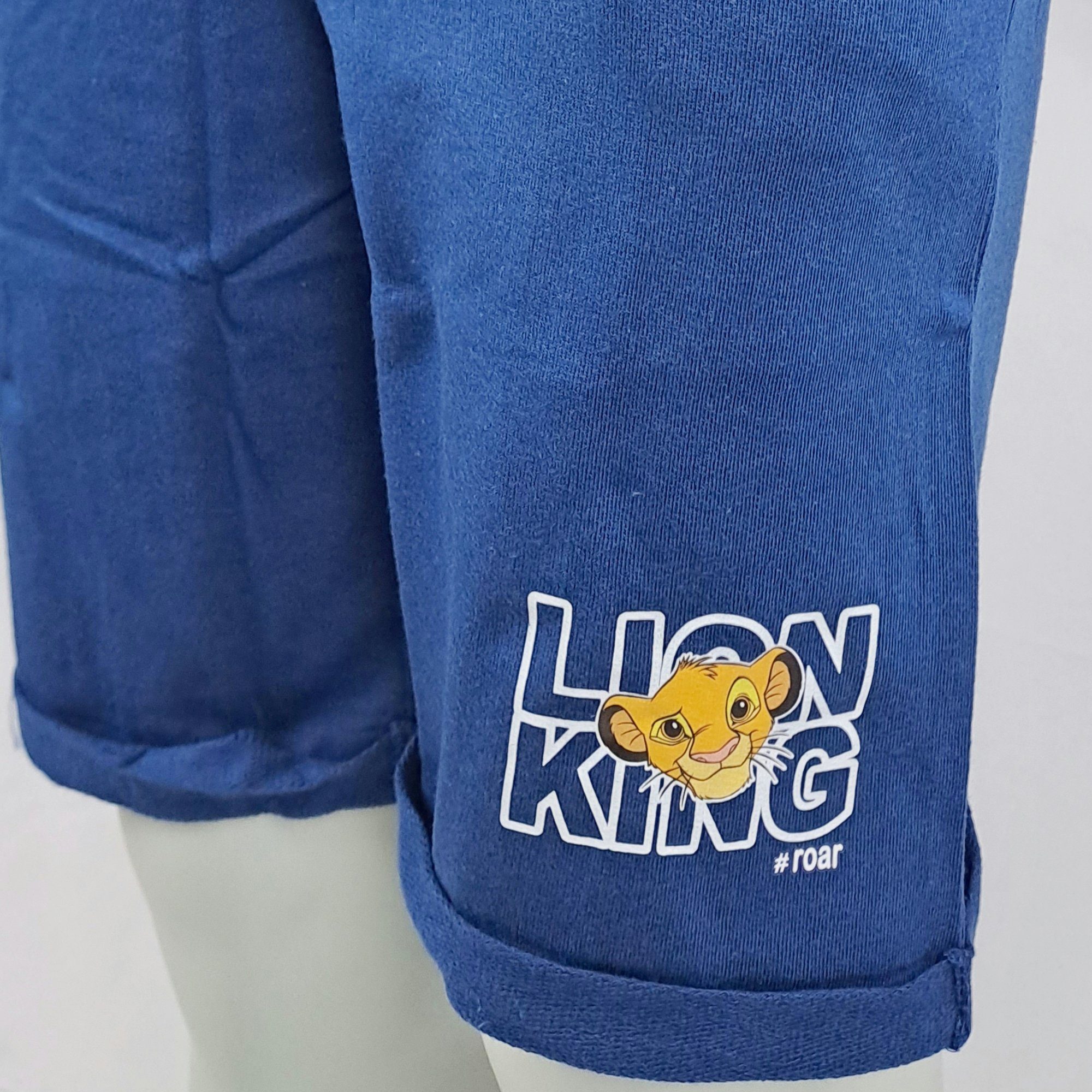 Disney The Lion King 98 100% König T-Shirt der plus Simba Sommerset Shorts Baumwolle 128, Löwen bis Shorts Gr