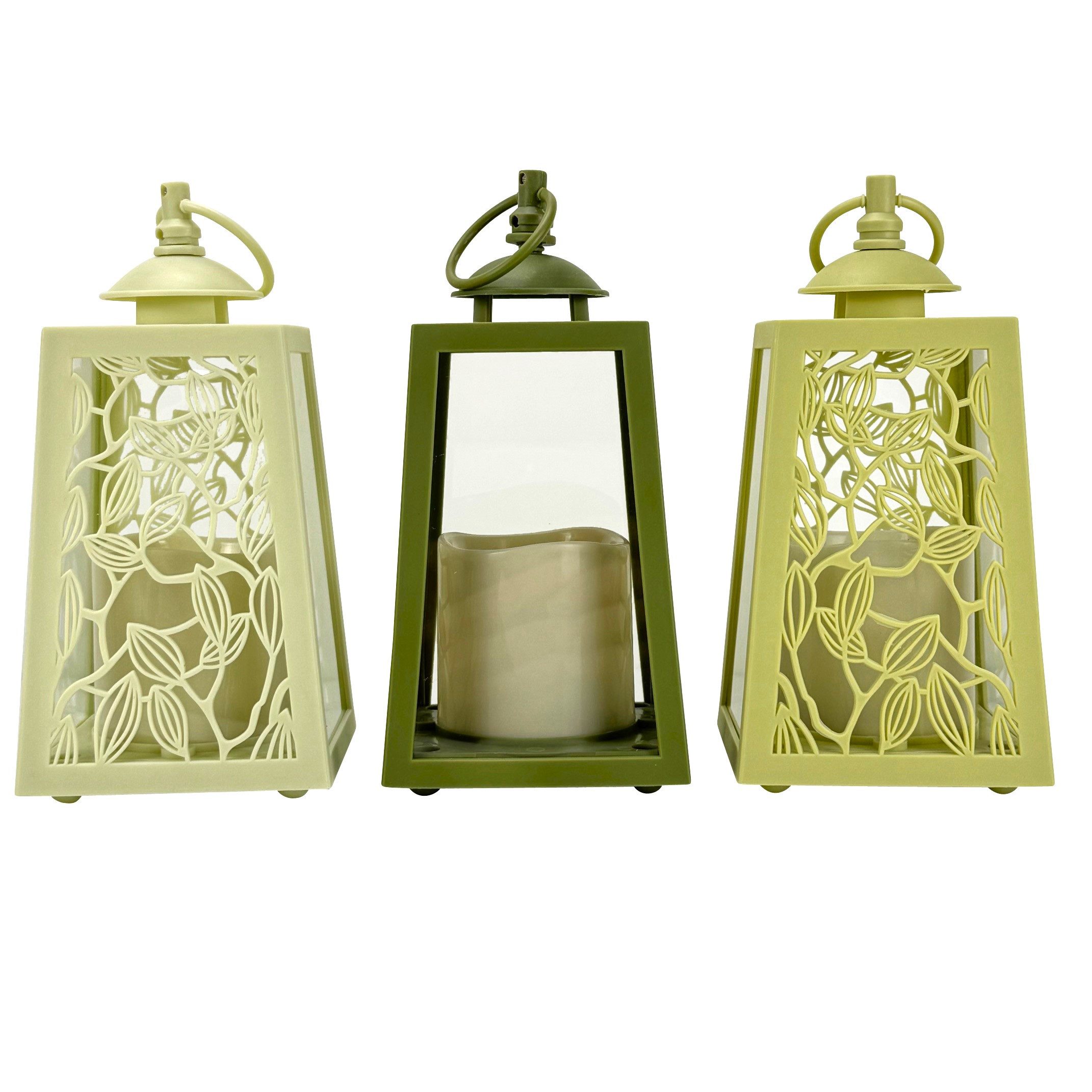 Online-Fuchs LED Laterne 3er Set Deko Laternen für draußen - Outdoor geeign günstig online kaufen