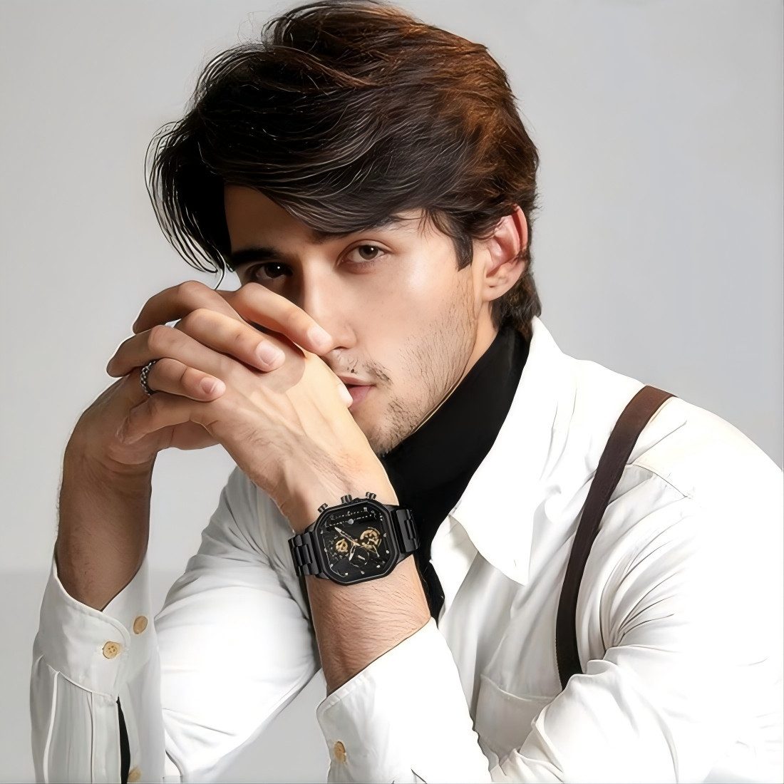 Forrlite Quarzuhr Quarzuhr, Armbanduhr Edelstahl Herrenuhr, Multifunktionsu günstig online kaufen