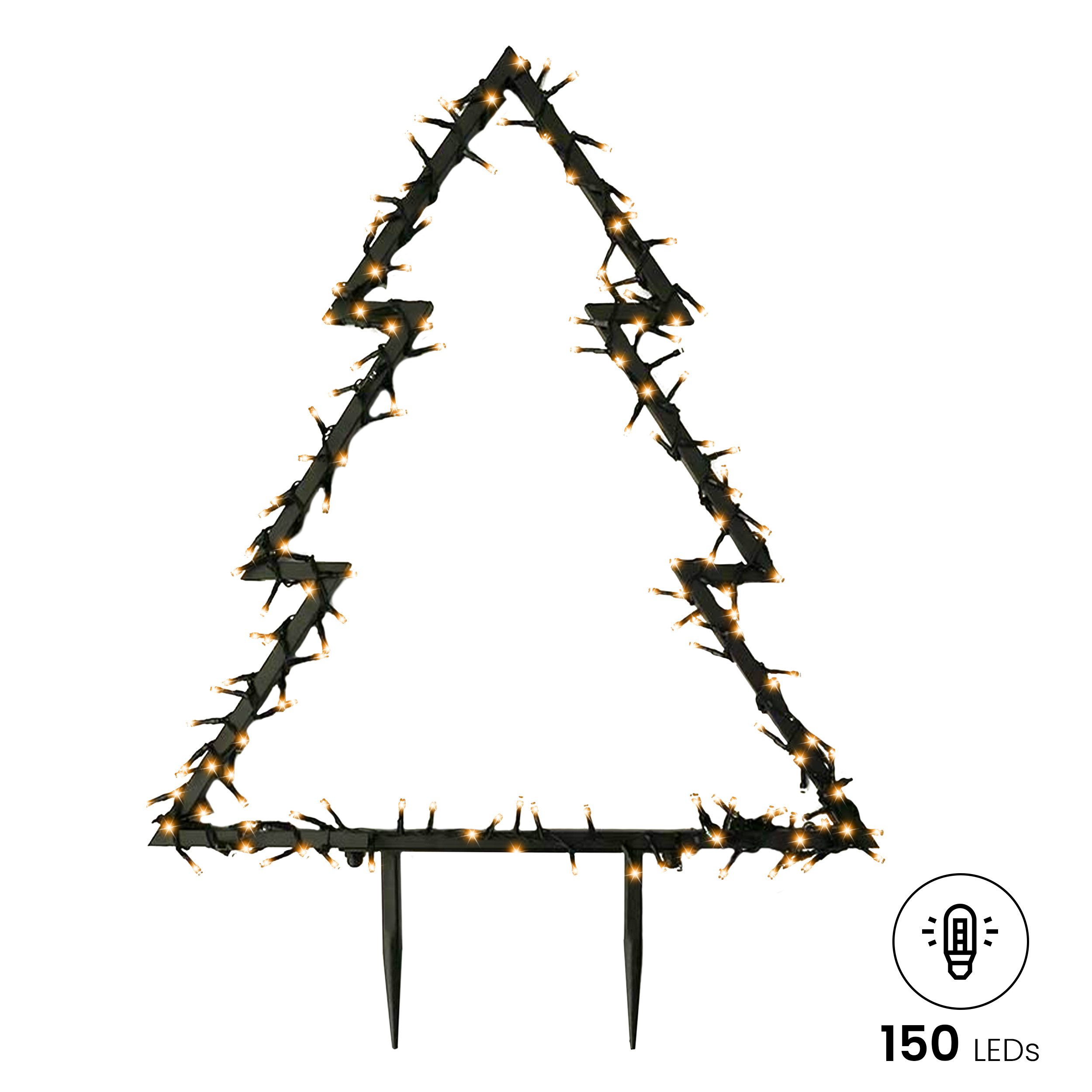 Gartenpirat LED Dekoobjekt Tanne Metallrahmen LED-Beleuchtung Weihnachtdeko günstig online kaufen