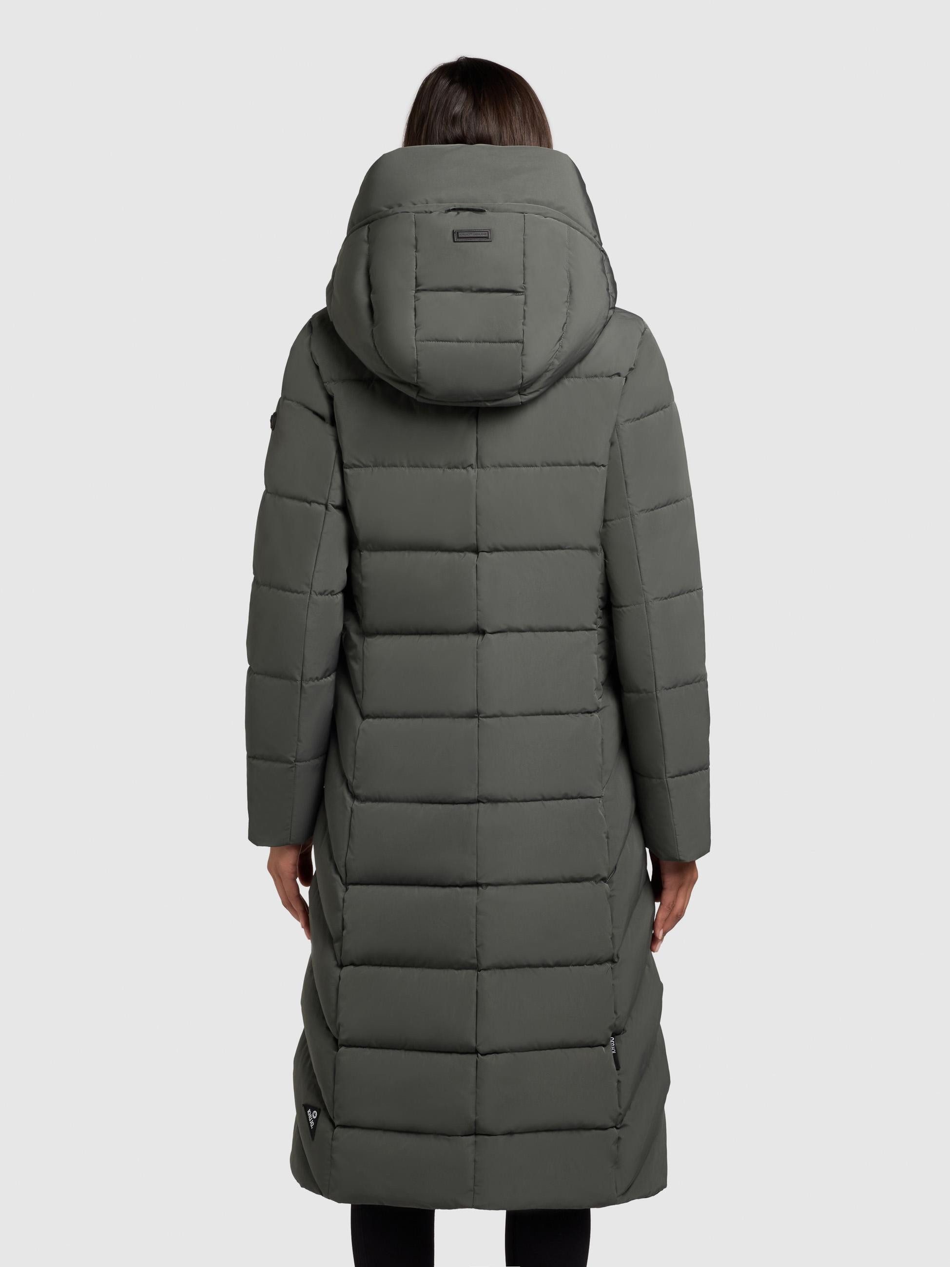 khujo Wintermantel Sensy-YM Warmer Steppmantel mit Kapuze