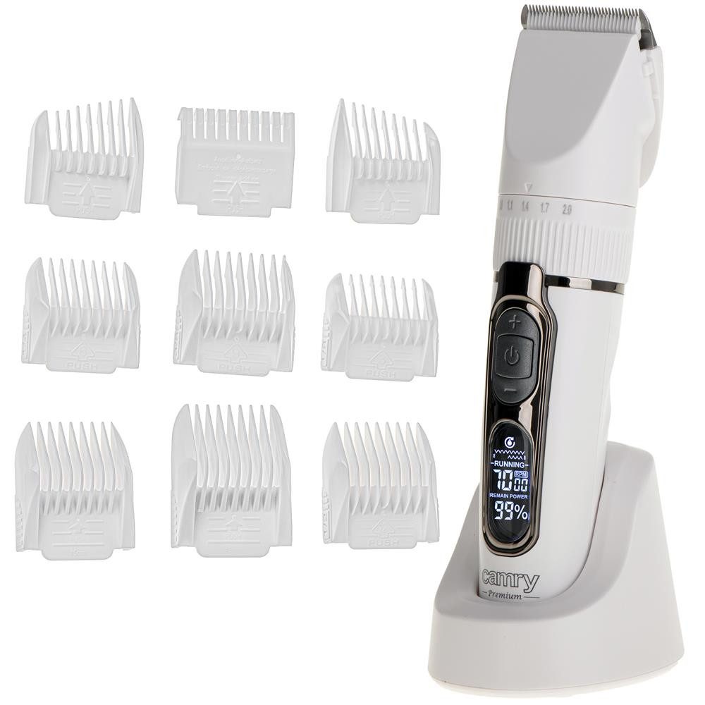 Camry Haarschneider CR 2841 Haarschneidemaschine, LCD-Display und Ladestation