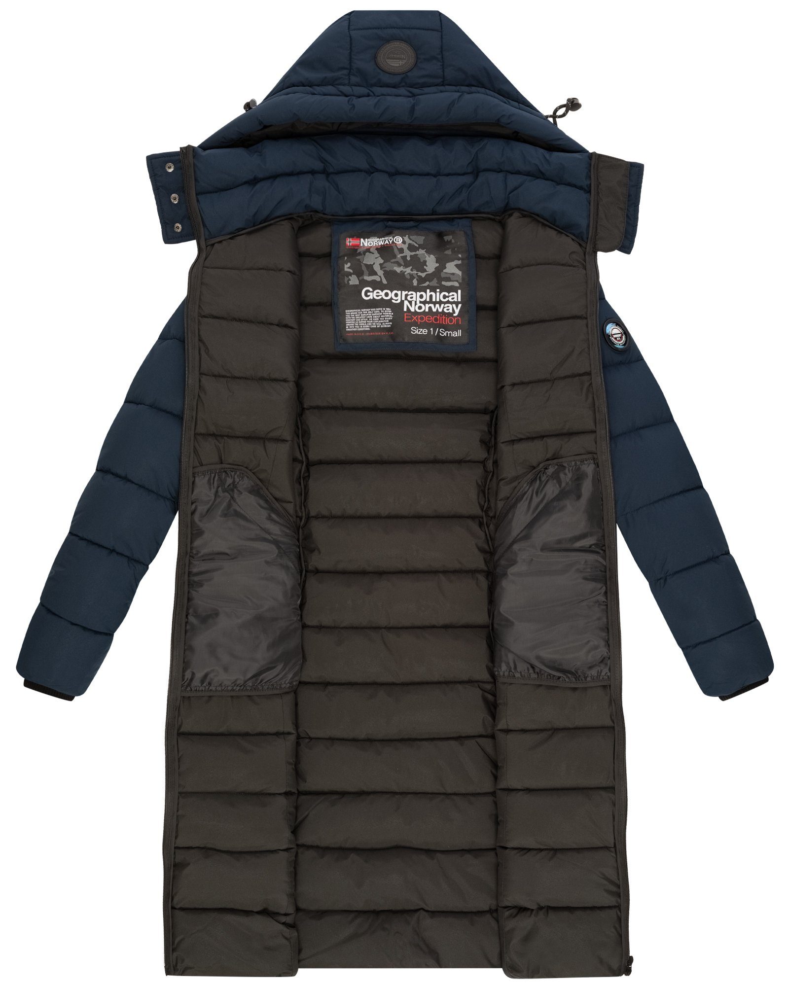 Geographical Norway Steppjacke Damen Winter Jacke Mantel Parka Steppjacke Steppmantel Wintermantel