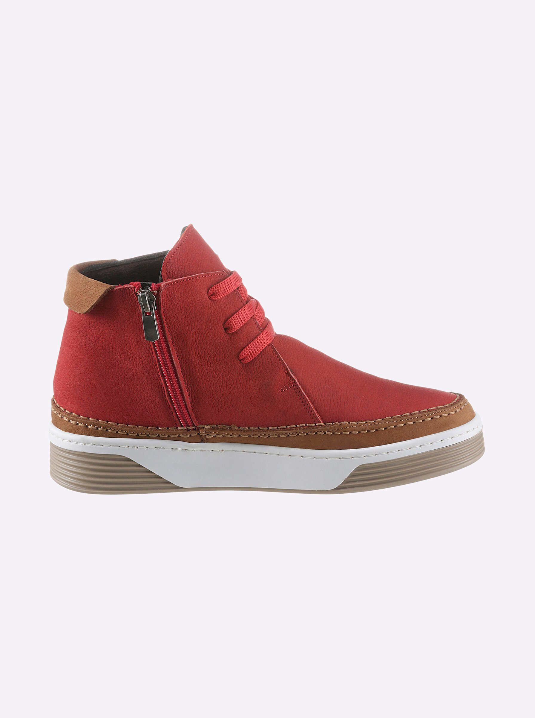 Gemini Stiefelette Stiefelette Wechselfußbett, Antirutschsohle, Flexible Laufsohle