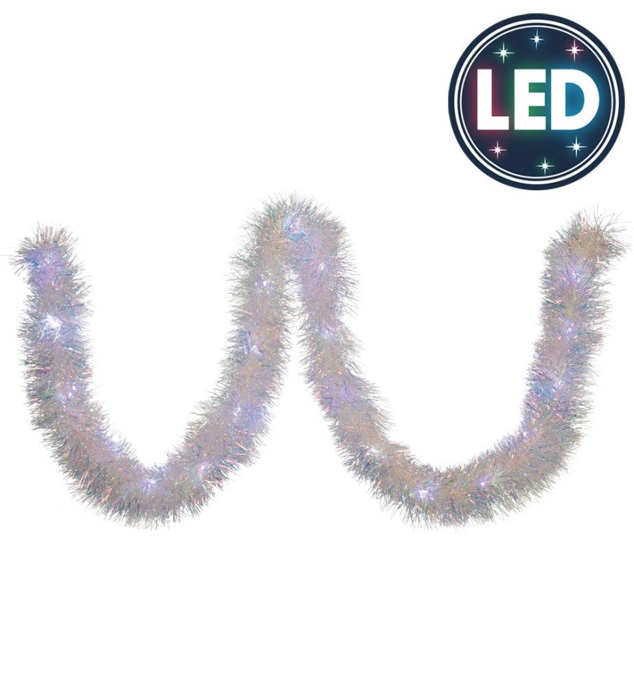 Fries LED-Girlande LED Deko Boa mit 3 Modi 2 m Lang in 4 Farben wählbar Karneval, 3 Modi 2 m Lang