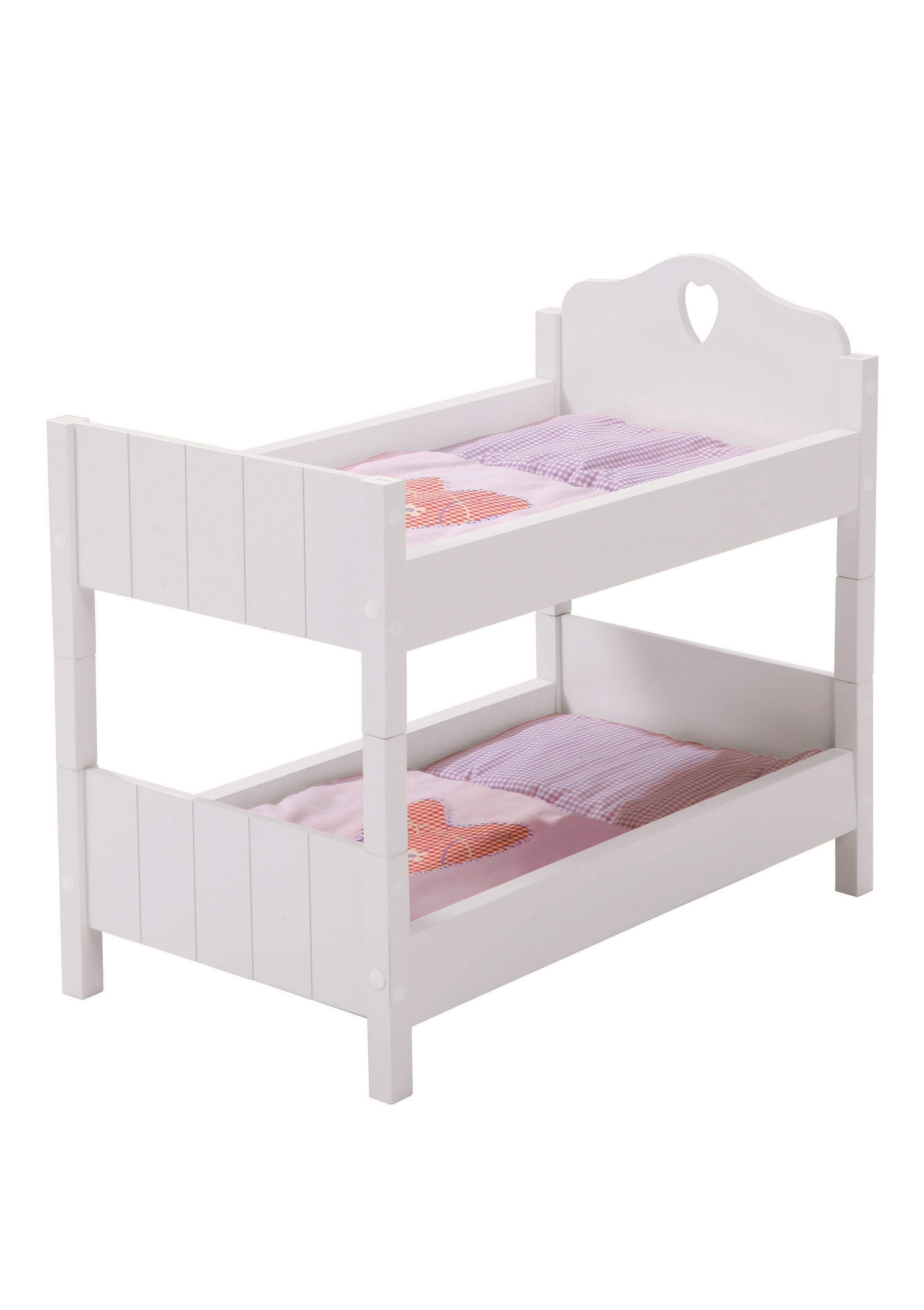 roba® Puppenbett Fienchen - Weiß-Lila